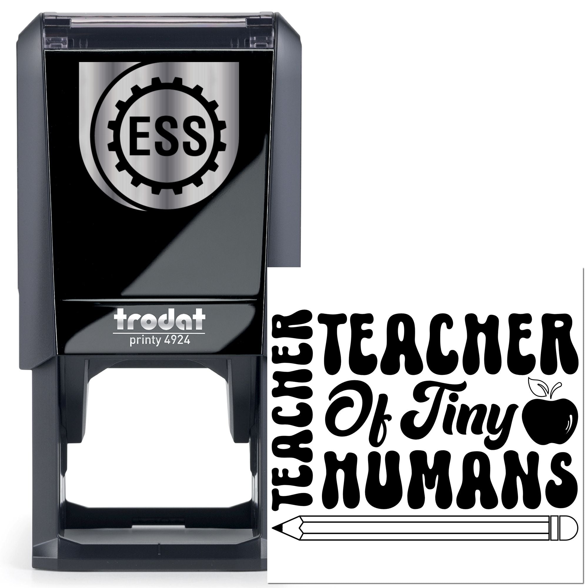 Self-Inking Tiny Humans Paper Craft Stamp