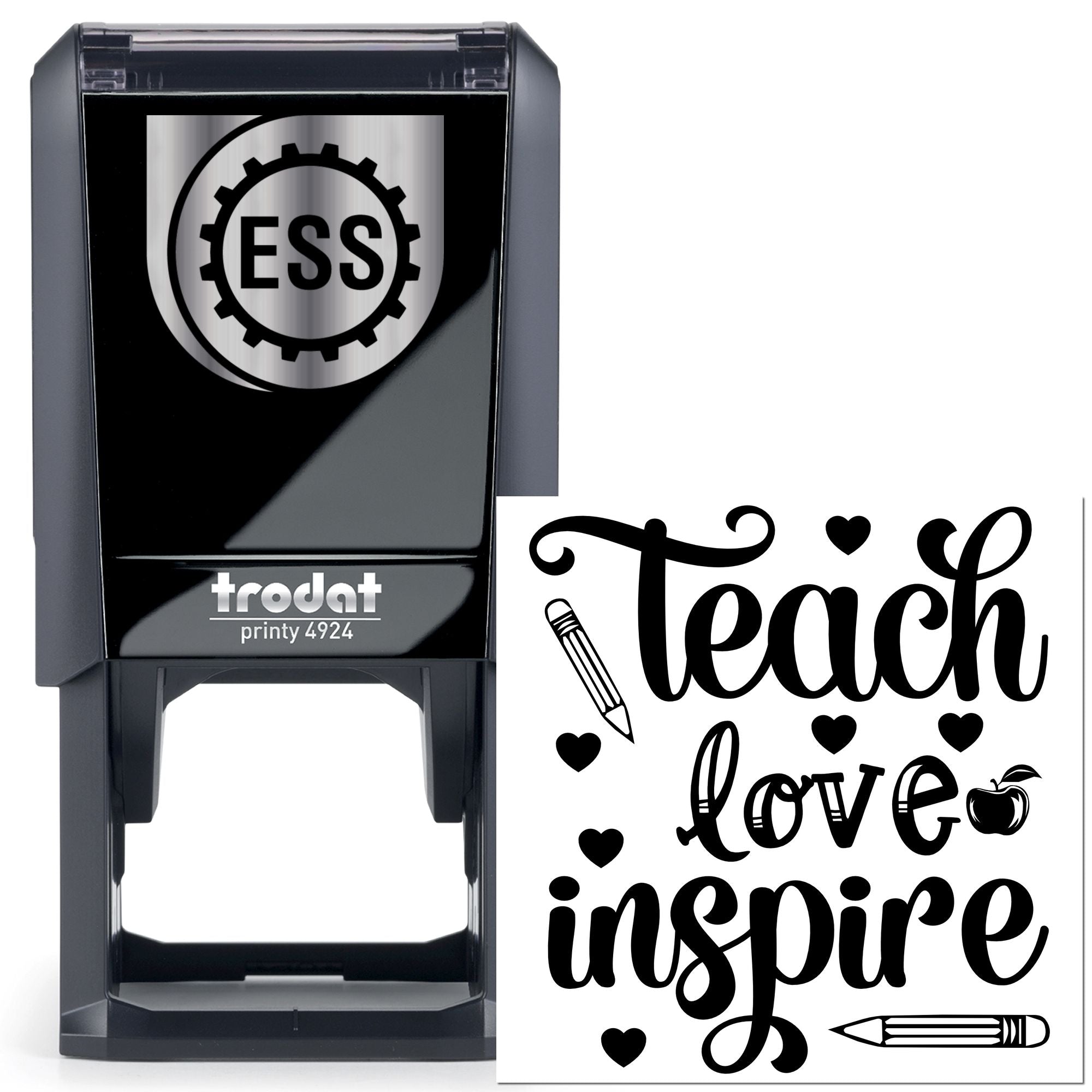 Self-Inking Inspire Love Handcraft Stamp