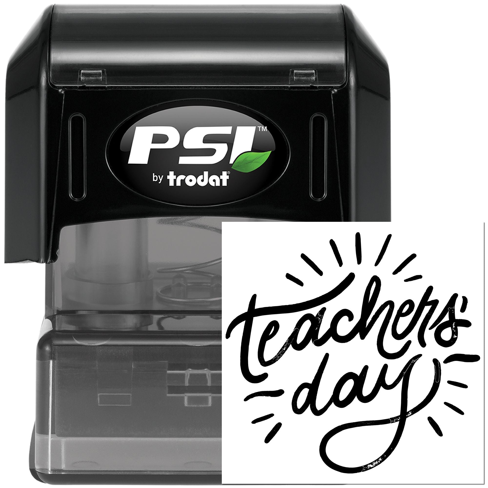 Pre-Inked Happy Teacher's Day Paper Craft Stamp