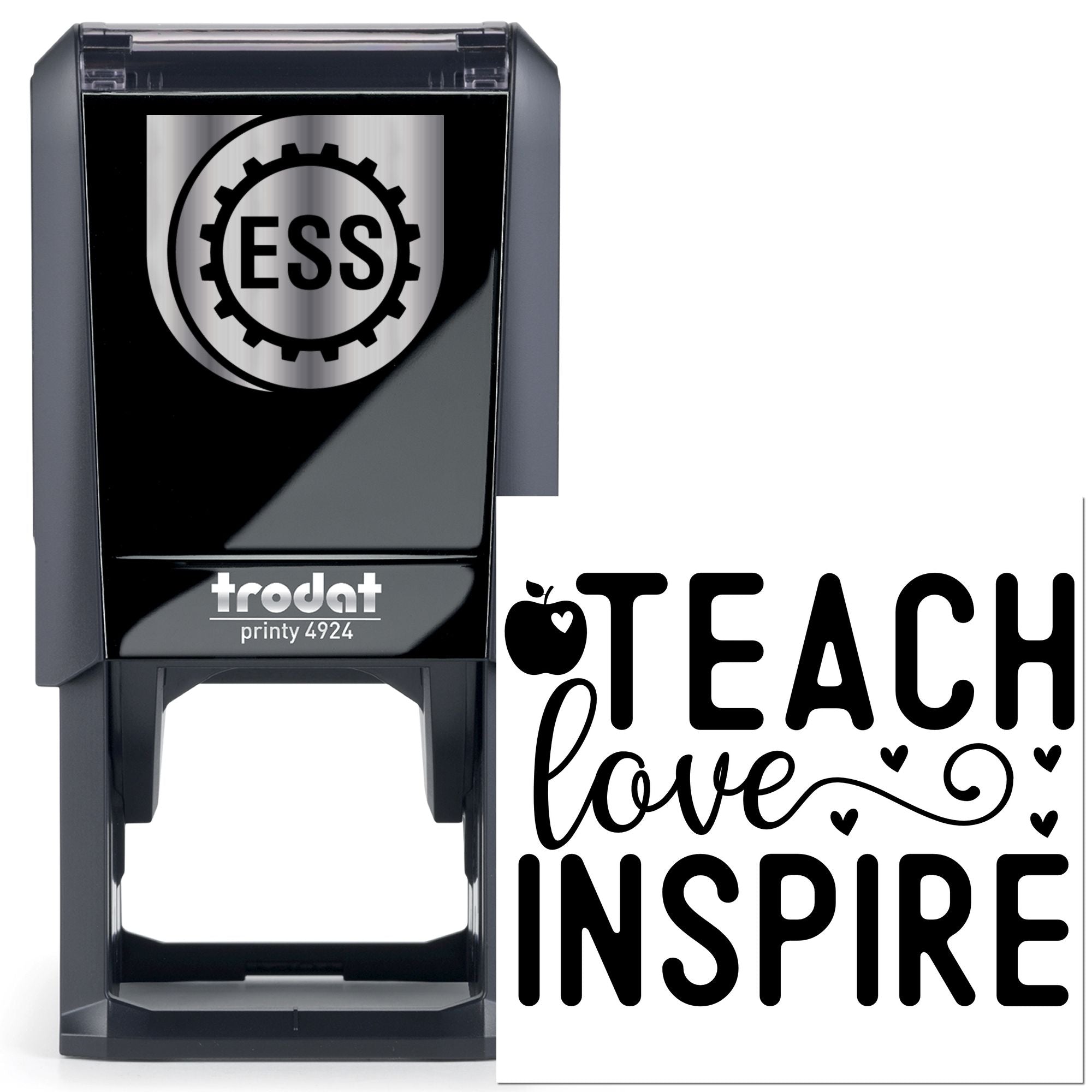 Self-Inking Teach Inspire Paper Craft Stamp