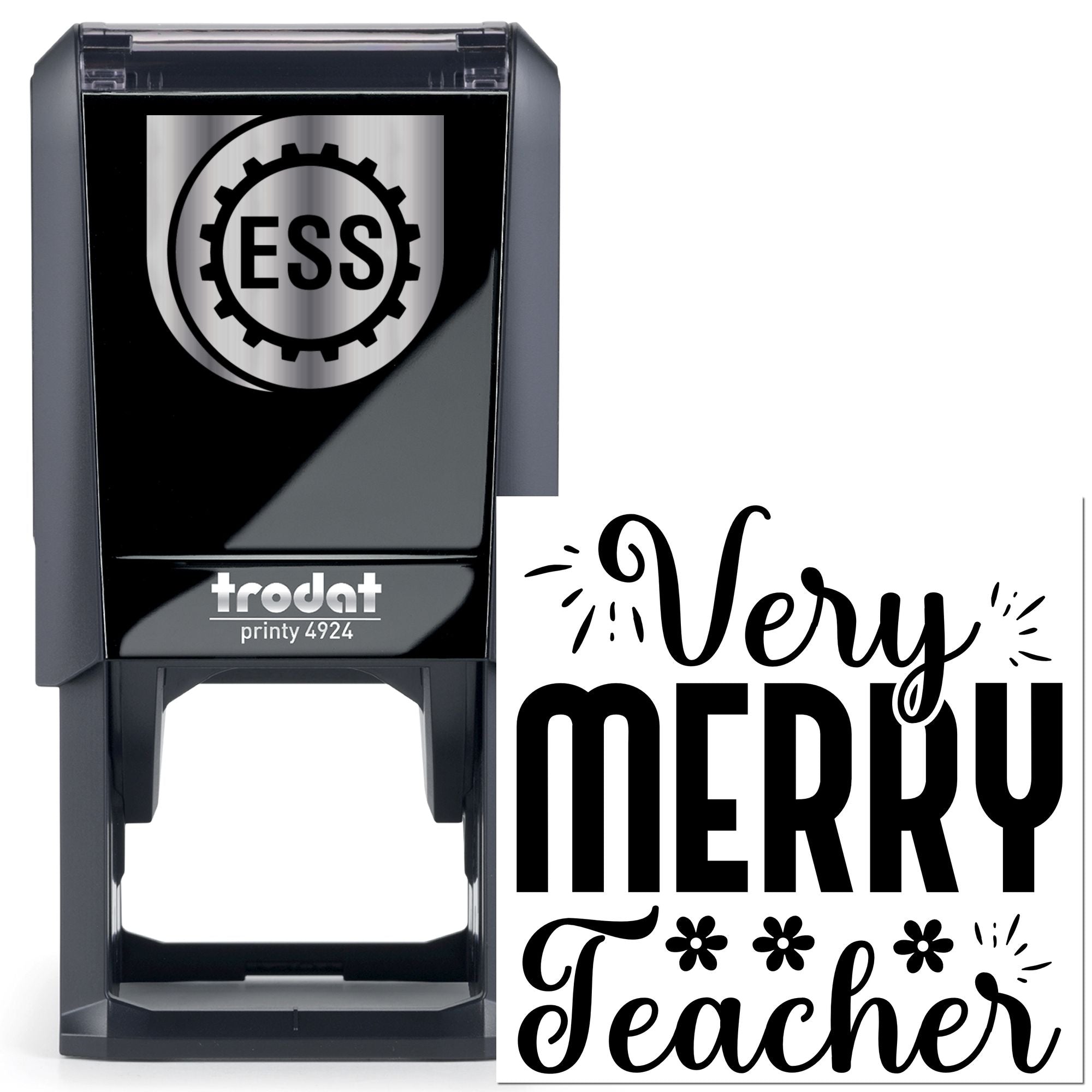 Self-Inking Nerdy Teacher Note Card Stamp