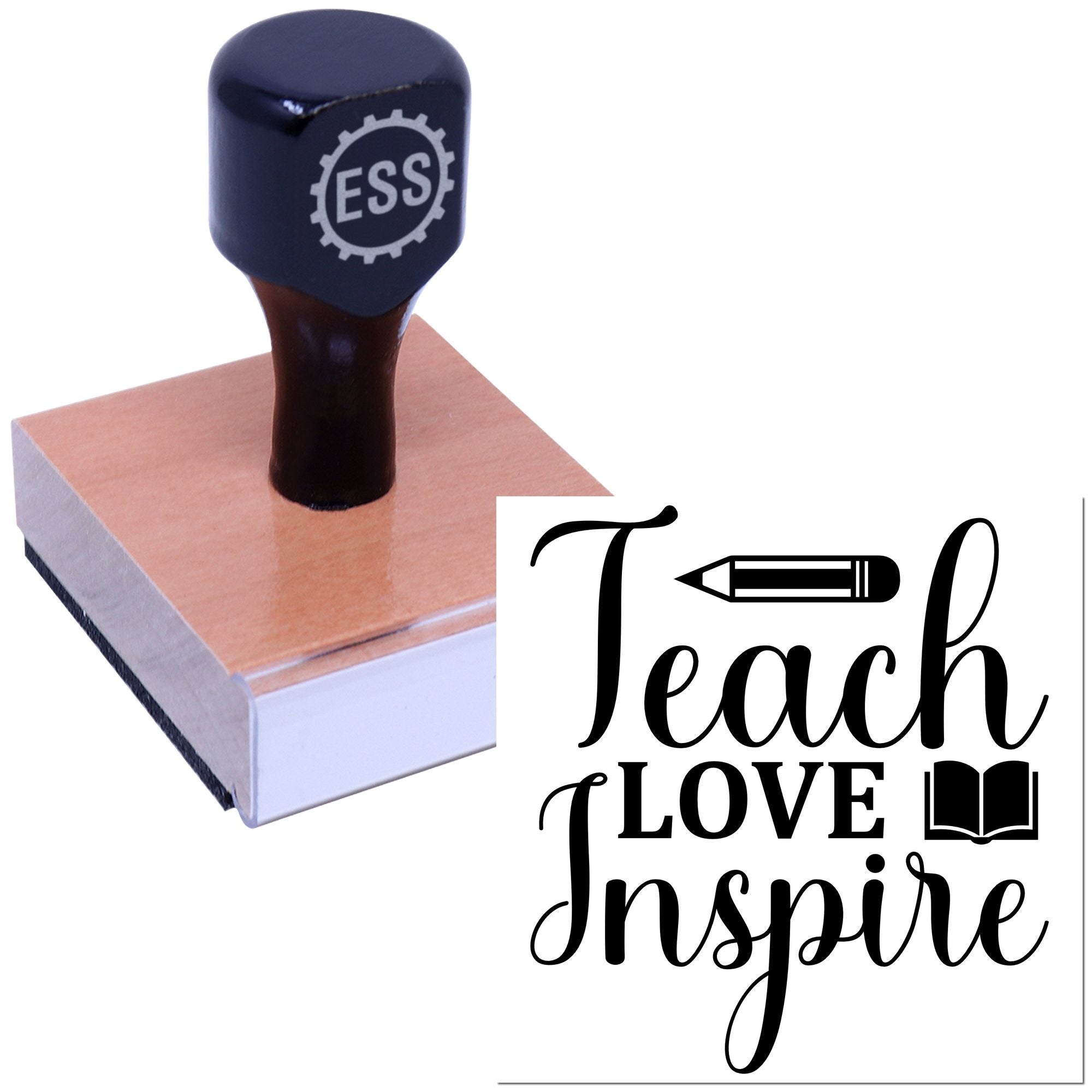 Empower Spark Growth Card Rubber Stamp