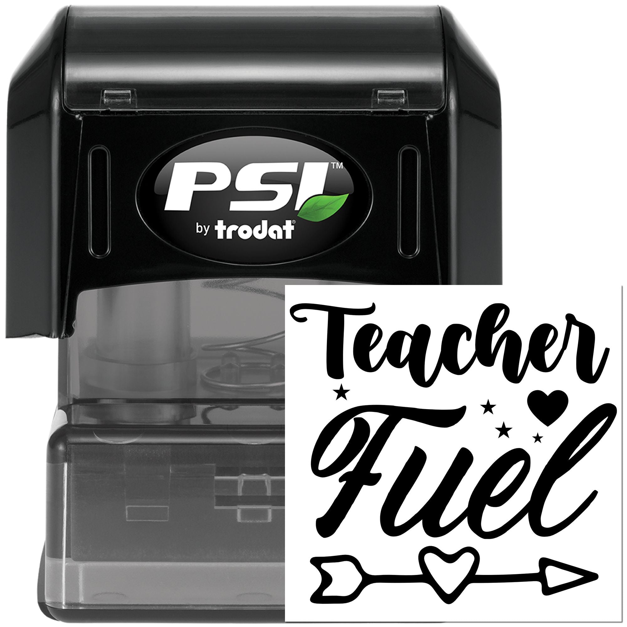 Pre-Inked Teacher Fuel Love Cardmaking Stamp