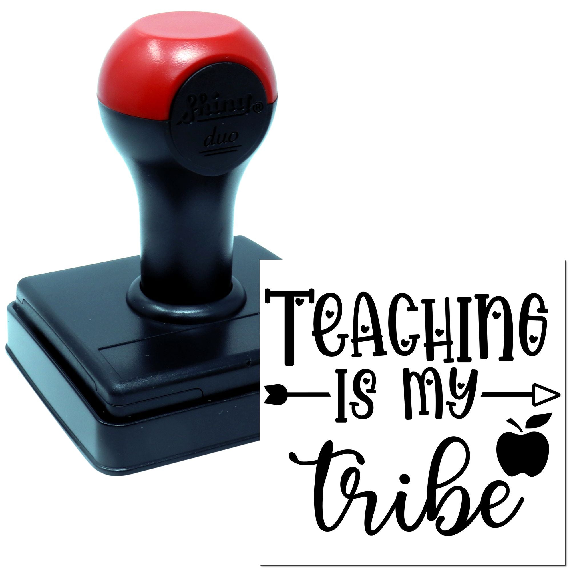 Duo Teaching Is My Happy Tribe Hand Stamp