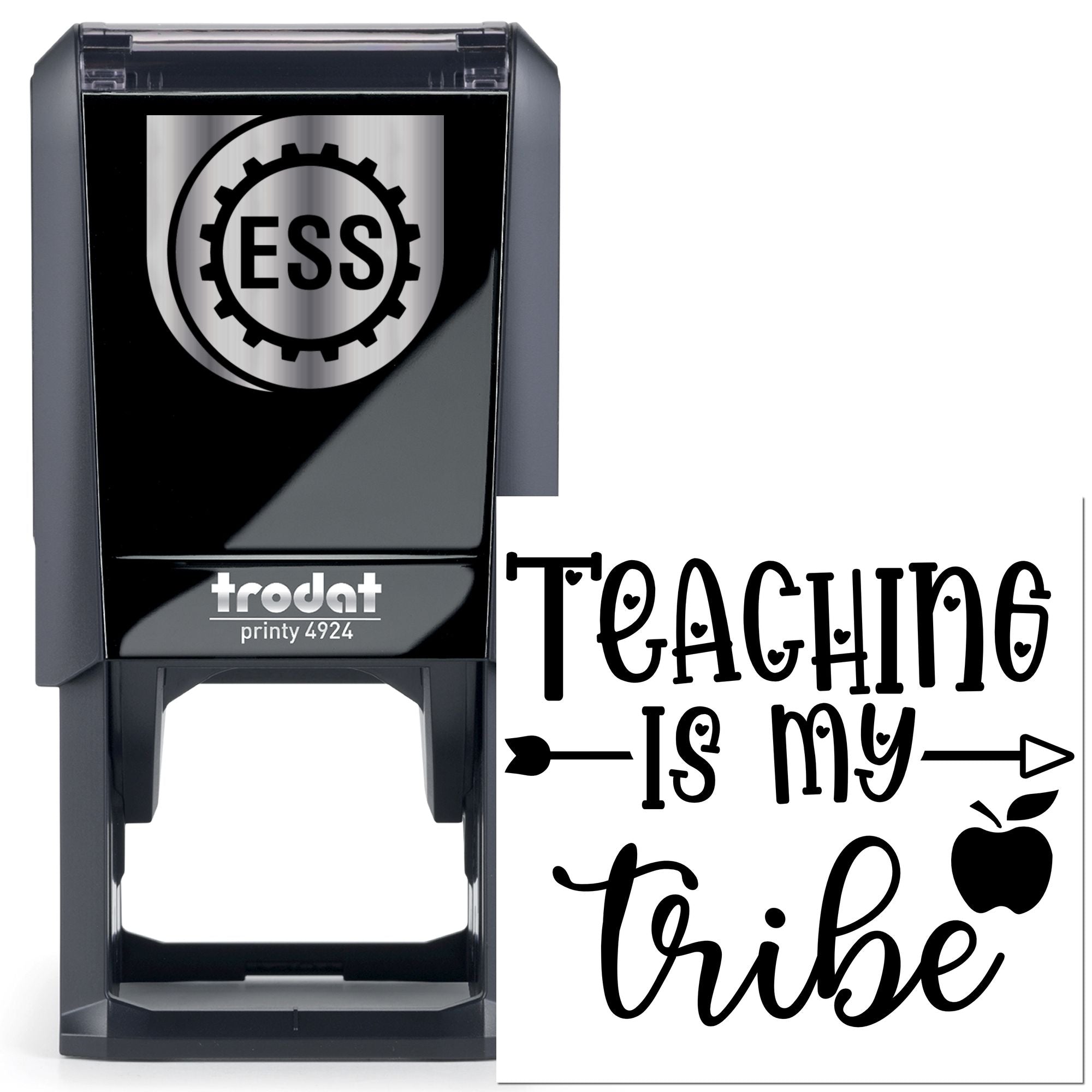 Self-Inking Teaching Tribe Greeting Card Stamp