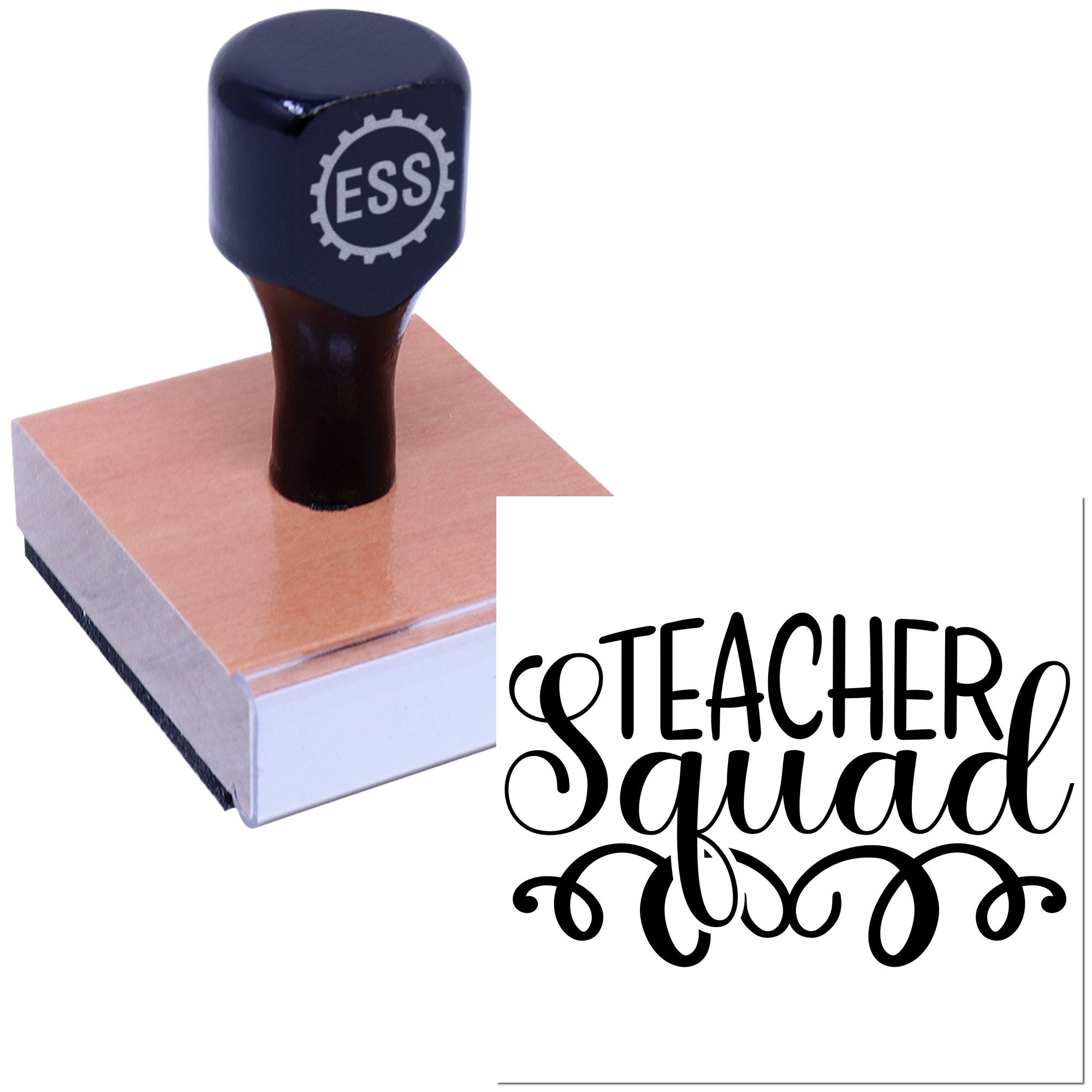 Chic Educator Collective Party Favor Rubber Stamp