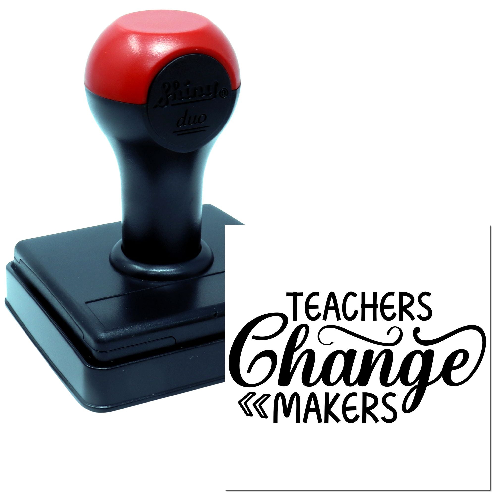 Duo Teachers Are Change Makers Daily Hand Stamp