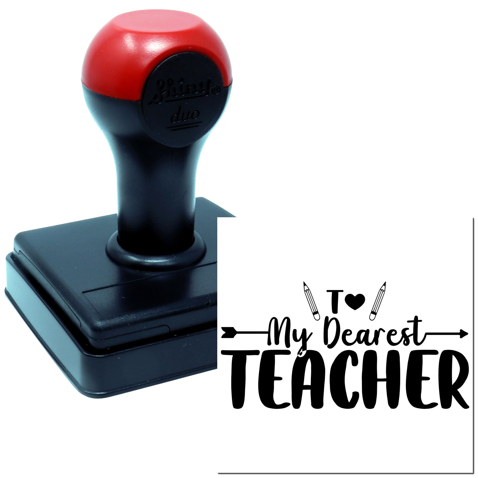 Duo Heartfelt Tribute To Favorite Teacher Hand Stamp