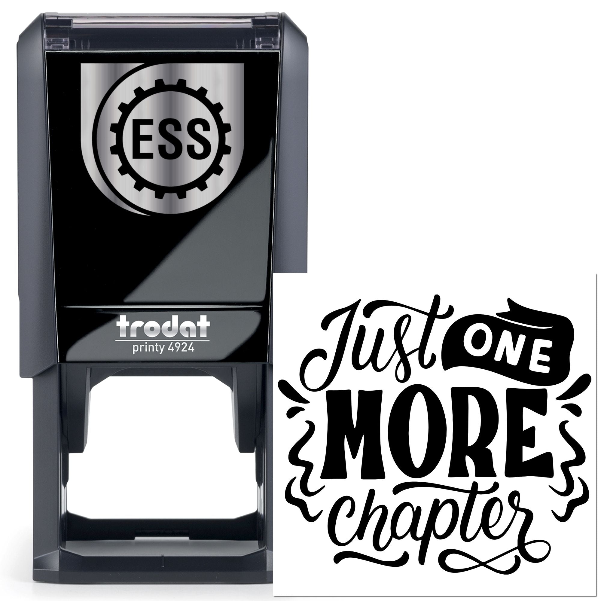 Self-Inking Chapter Obsession Card Stamp