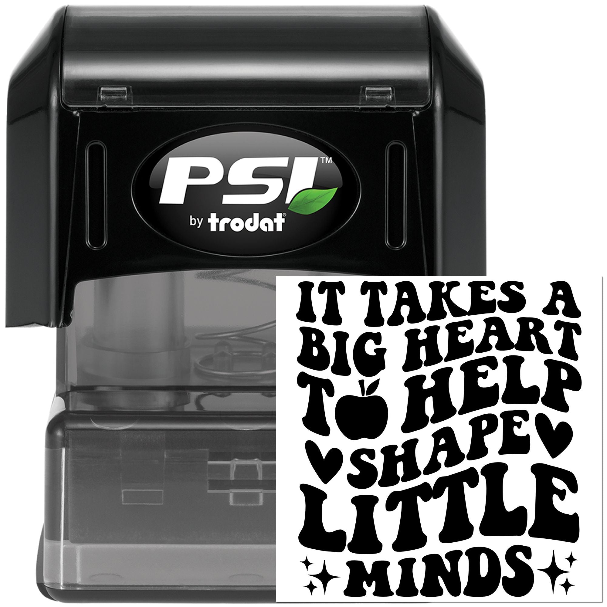 Pre-Inked Big Hearted Helpers Paper Craft Stamp