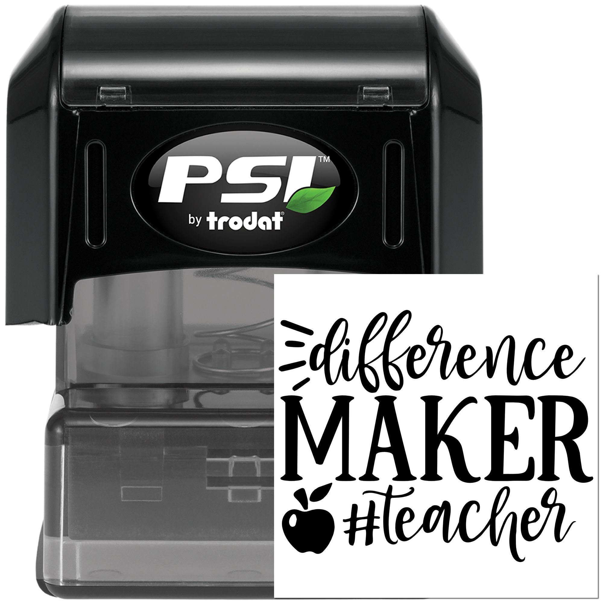 Pre-Inked Difference Maker Teacher Papercraft Stamp