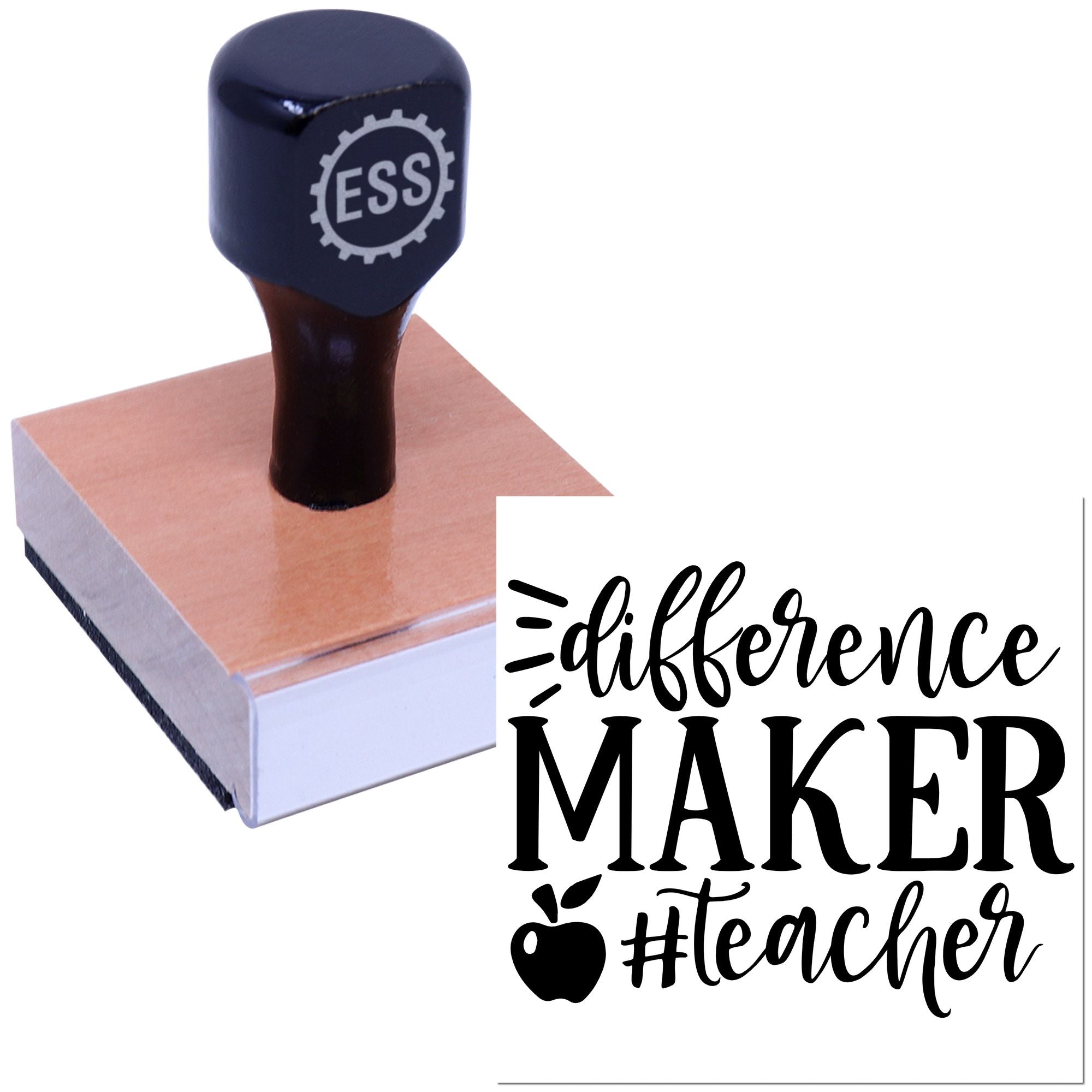 Empowering Young Minds Journaling Rubber Stamp