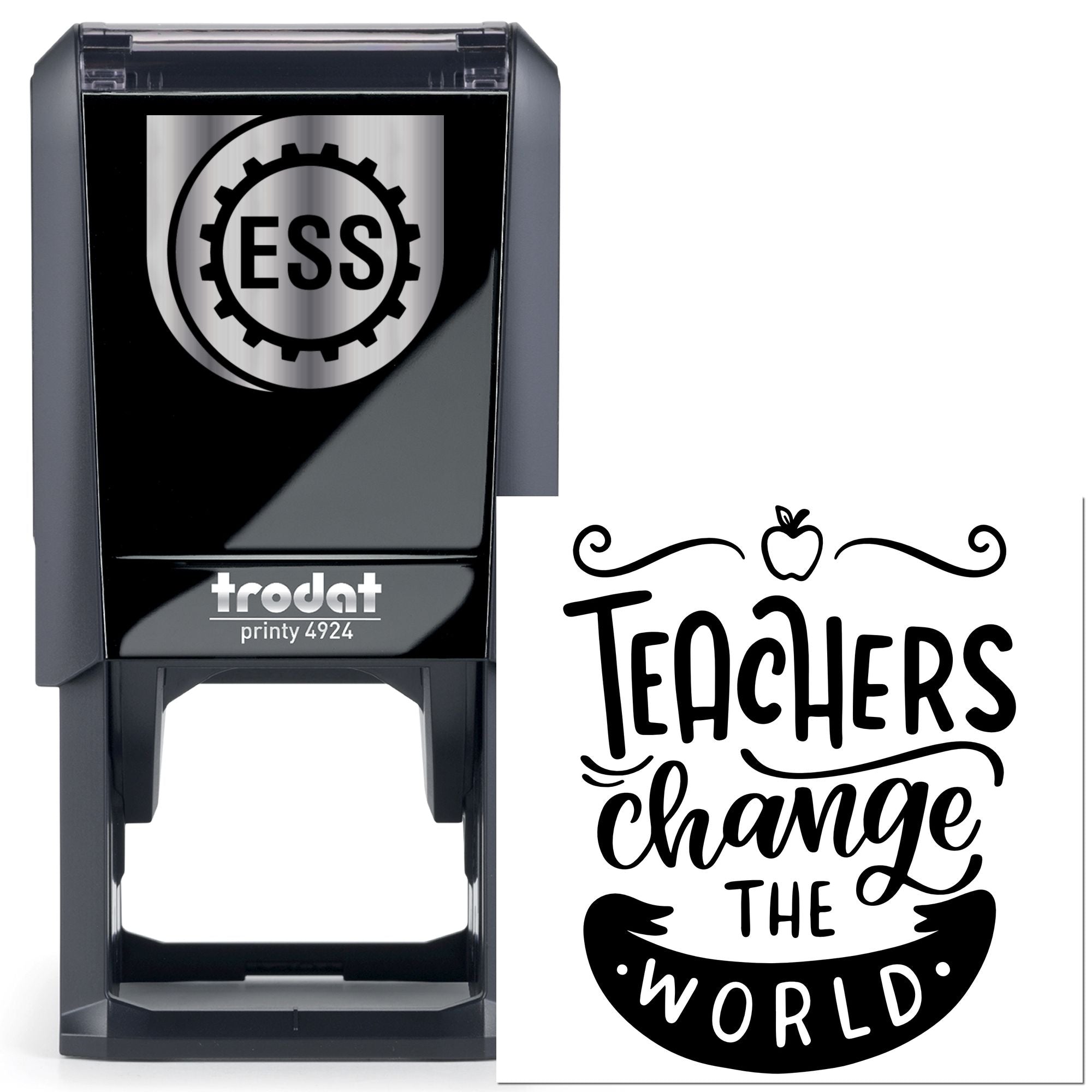 Self-Inking World Changers Mini Card Stamp