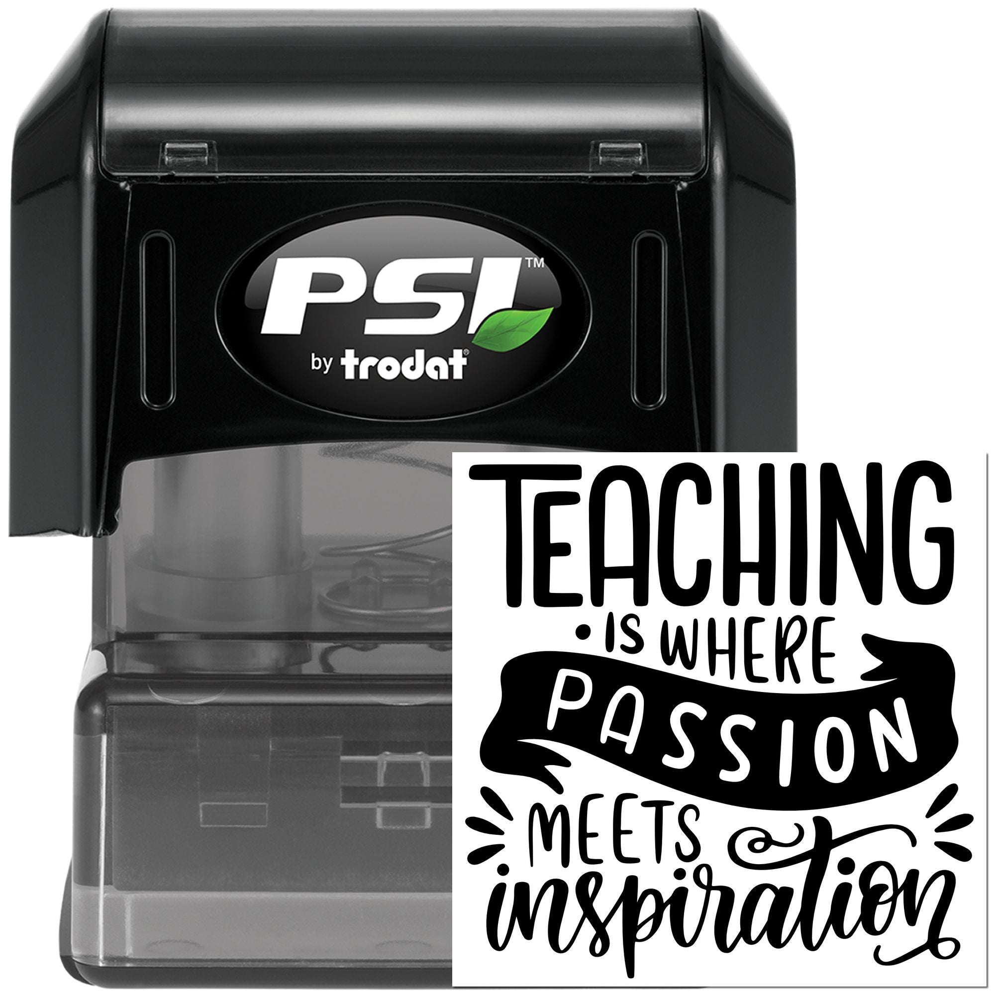 Pre-Inked Passion Meets Inspiration Craft Stamp