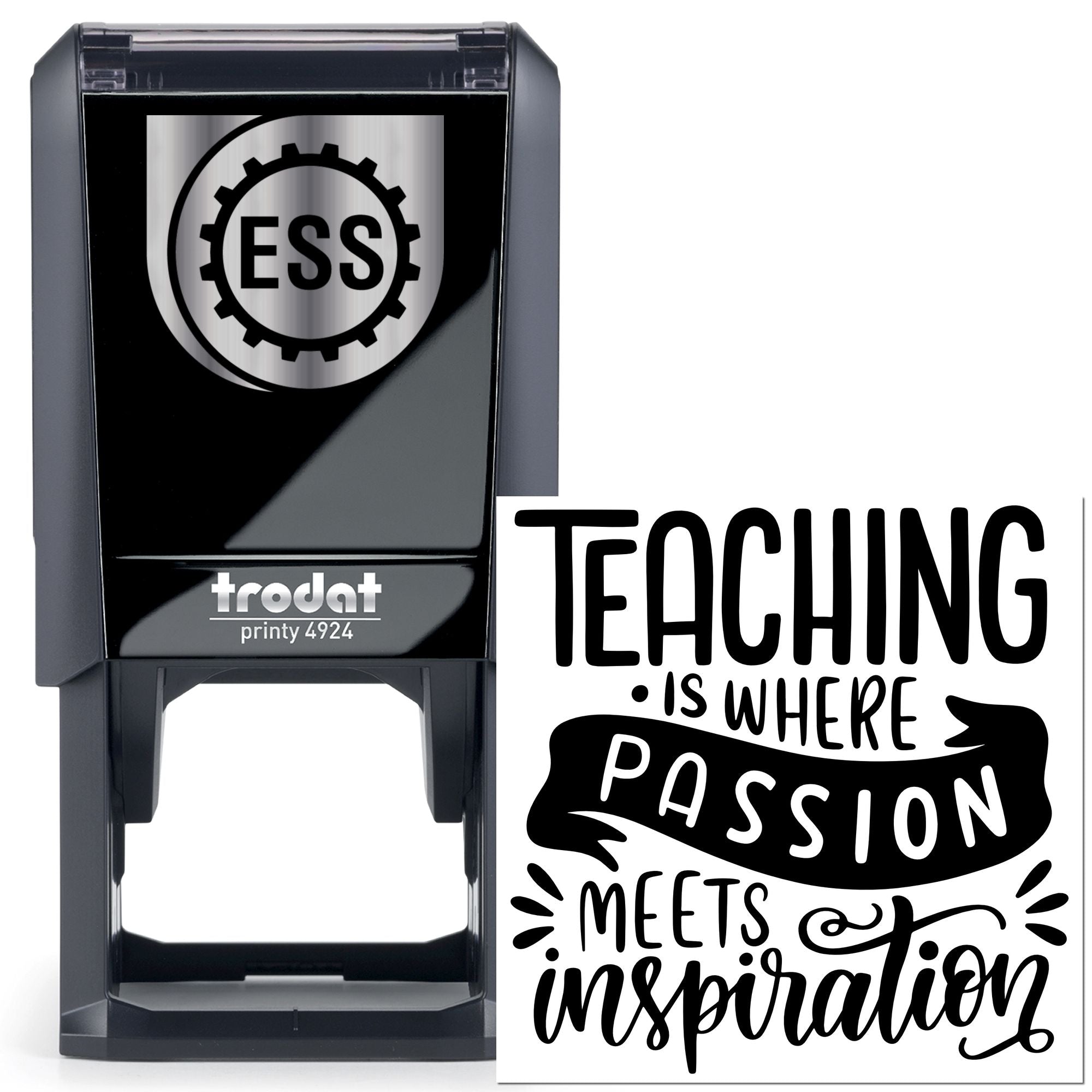 Self-Inking Motivational Quote Scrapbooking Stamp