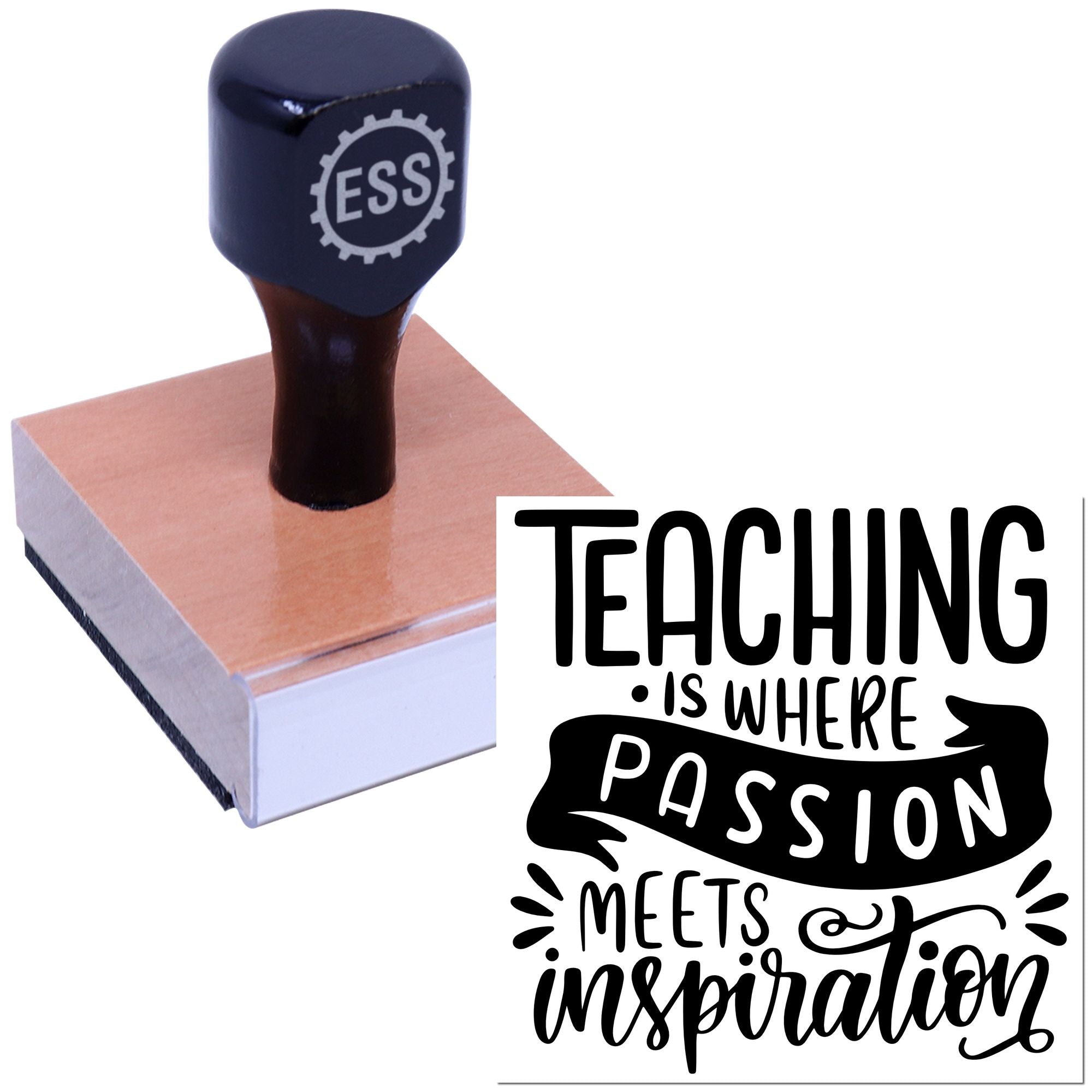 Passion Inspired Teaching Crafting Rubber Stamp