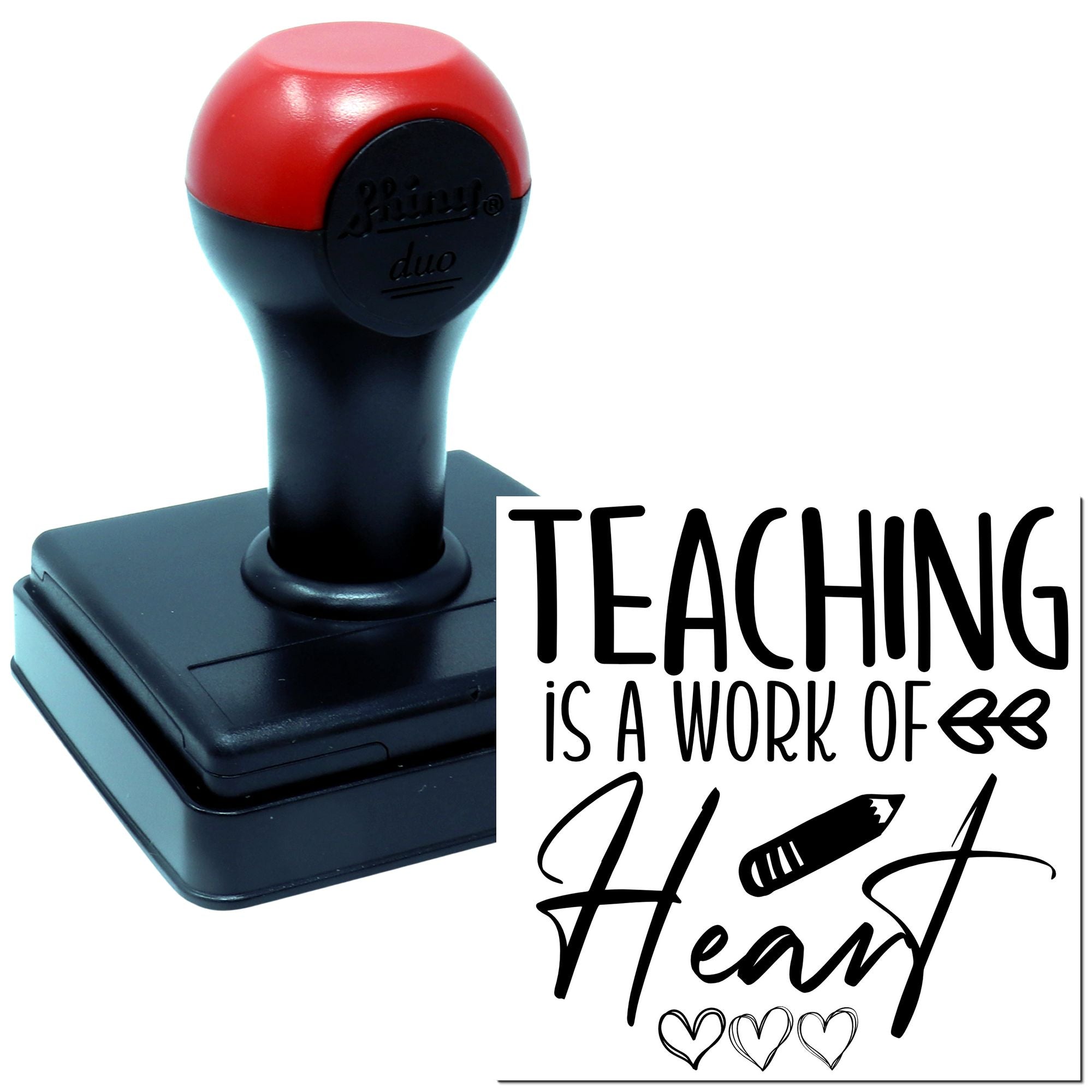 Duo Teaching Work Of The Heart Hand Stamp