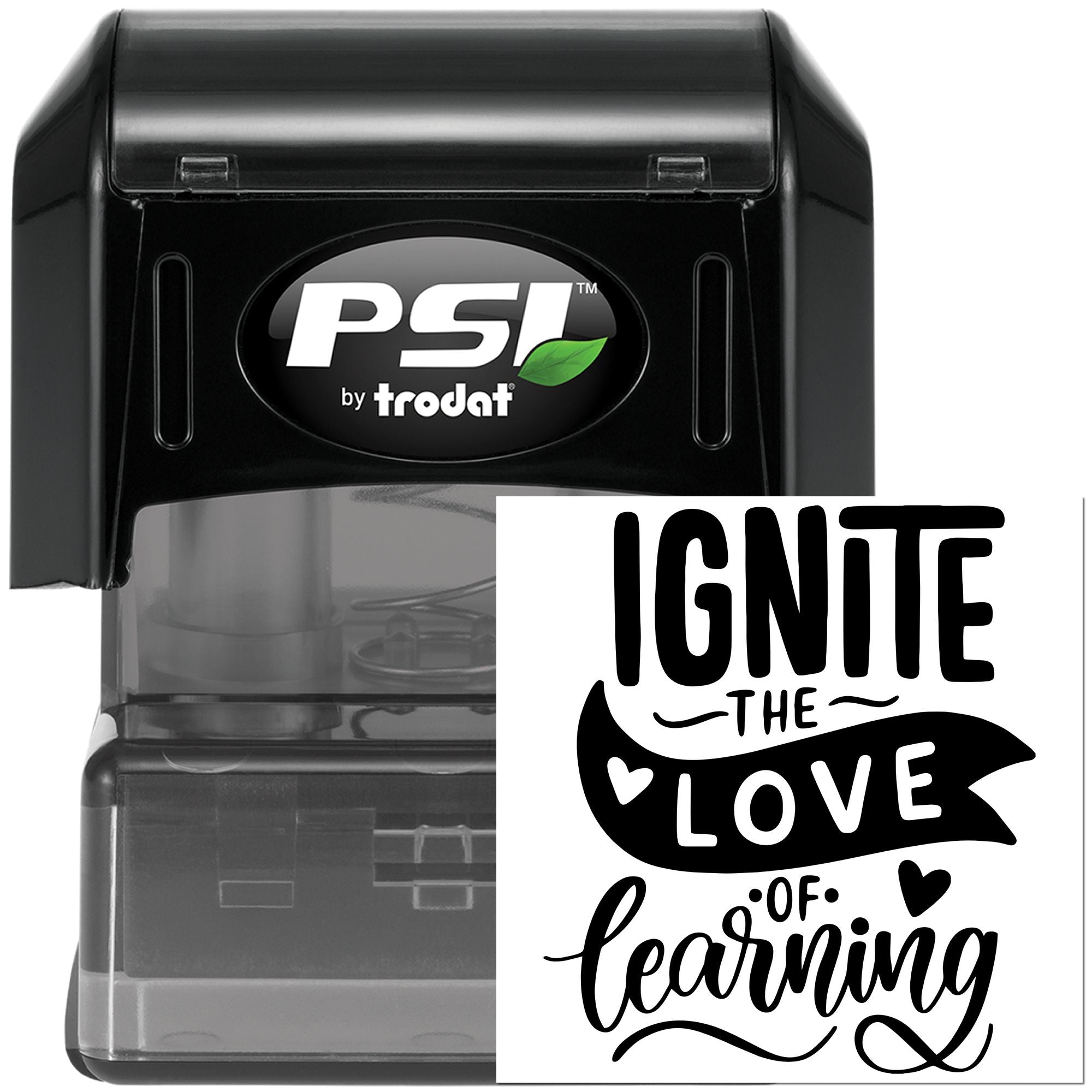 Pre-Inked Ignite Love Learning Card Stamp