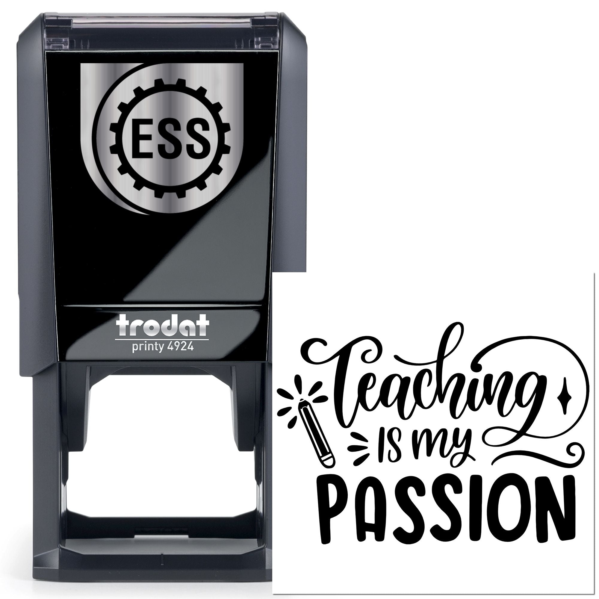 Self-Inking Teaching Passion Papercraft Stamp