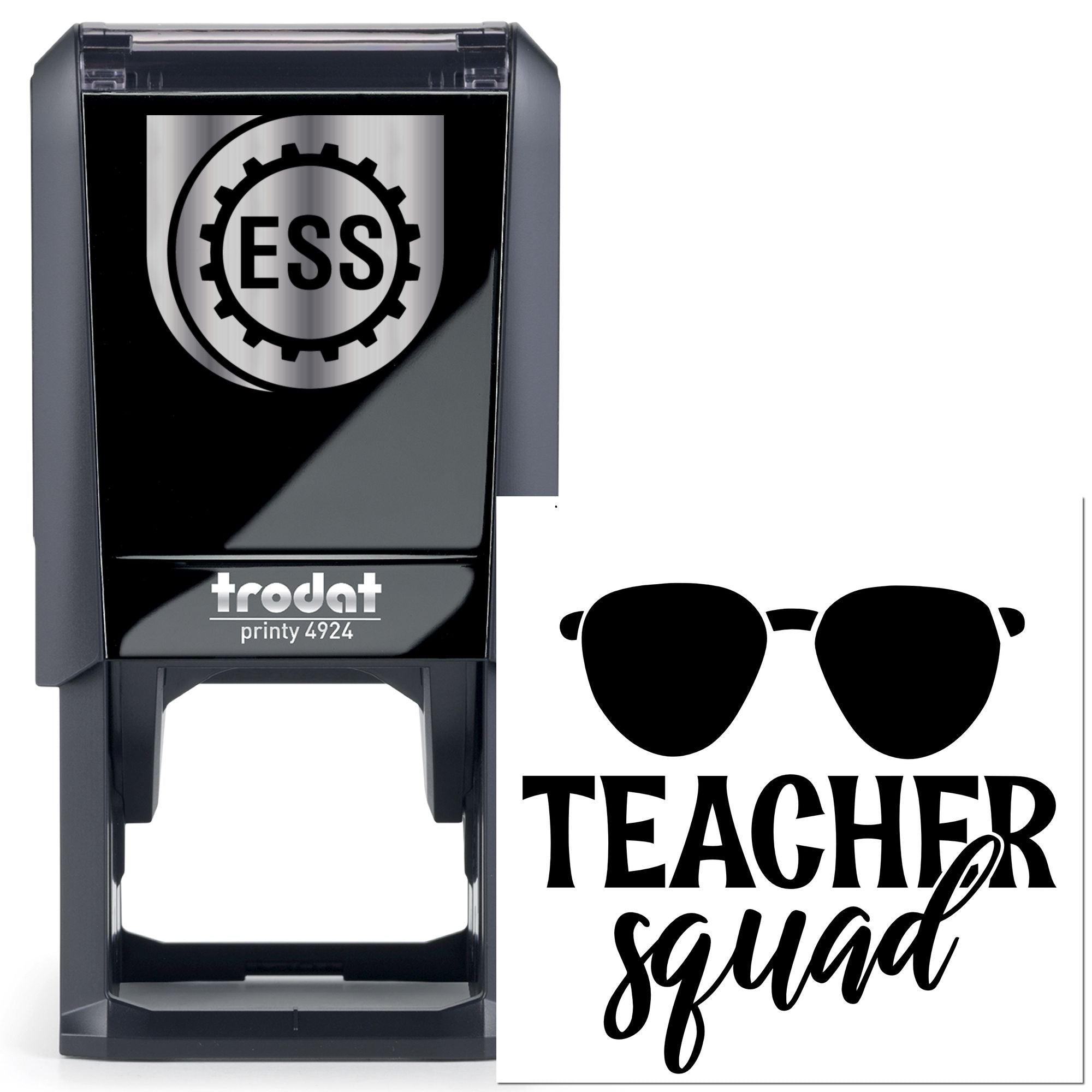 Self-Inking Teacher Squad Card Making Stamp