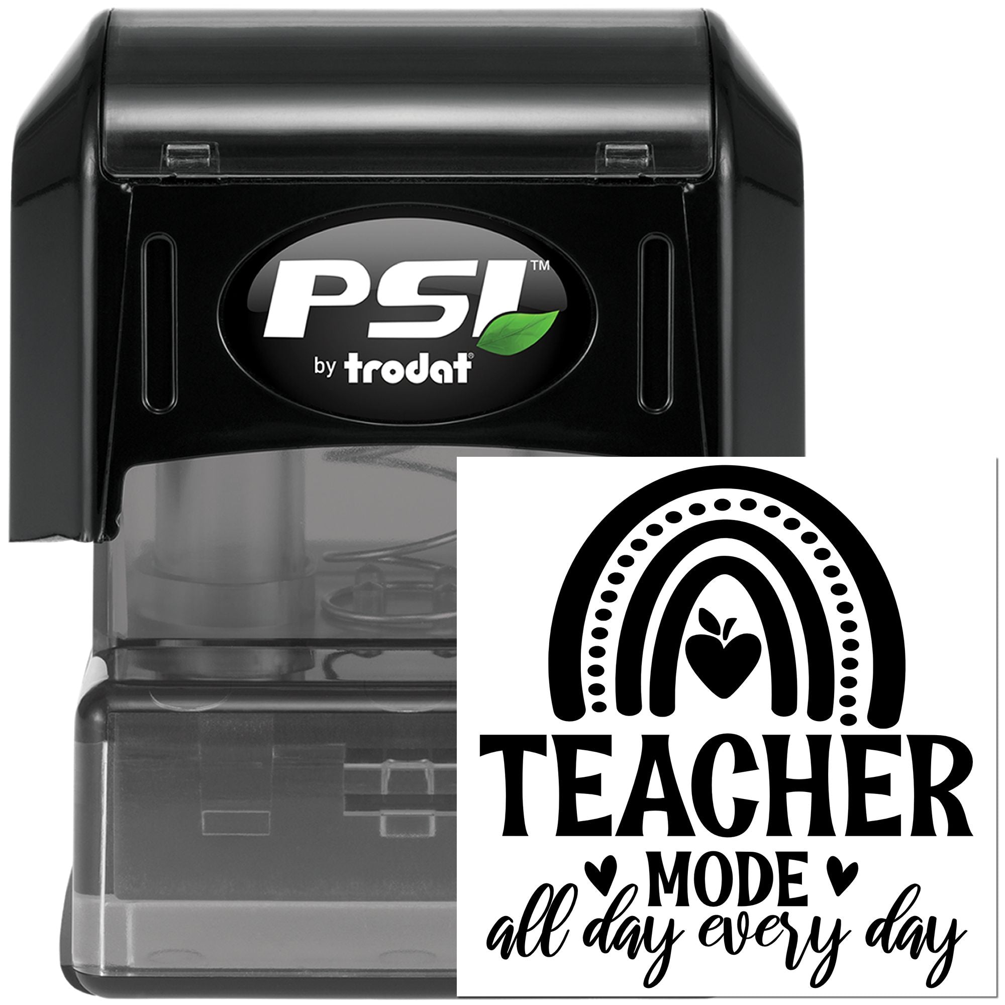 Pre-Inked Teacher Mode Daily Paper Craft Stamp