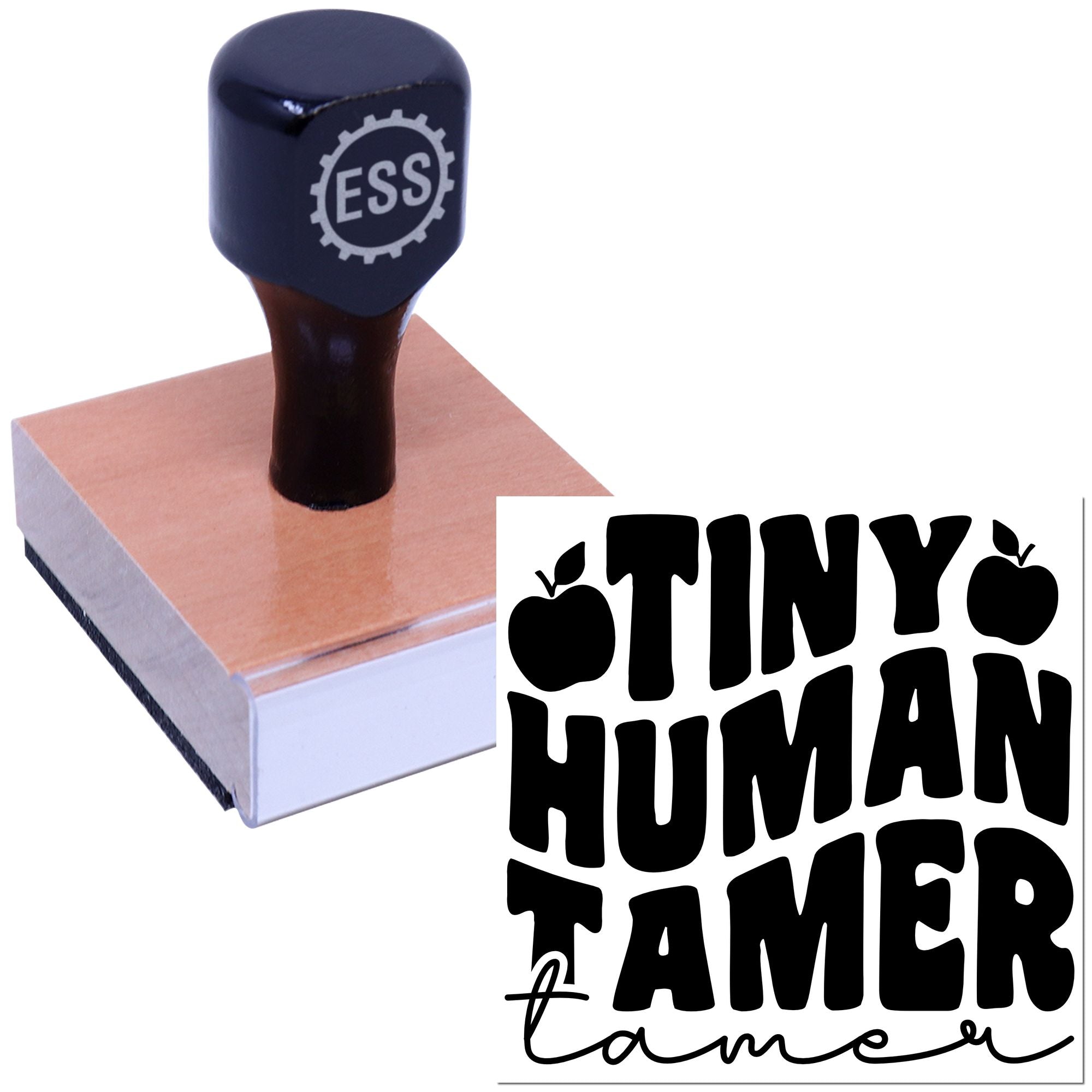 Mini Human Wrangler Journaling Rubber Stamp