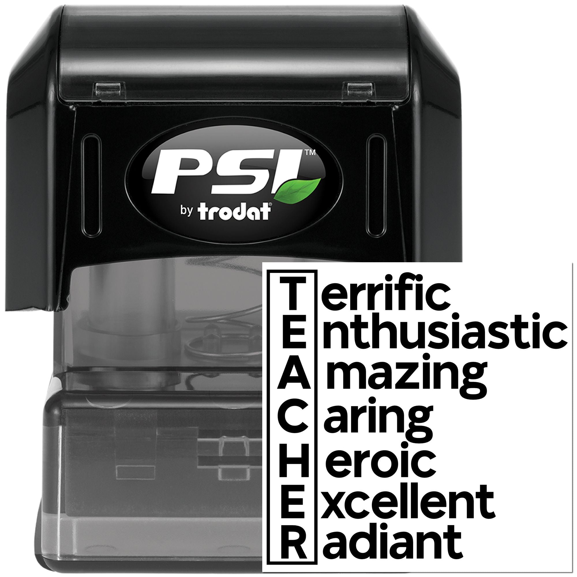 Pre-Inked Terrific Enthusiastic Teacher Paper Goods Stamp