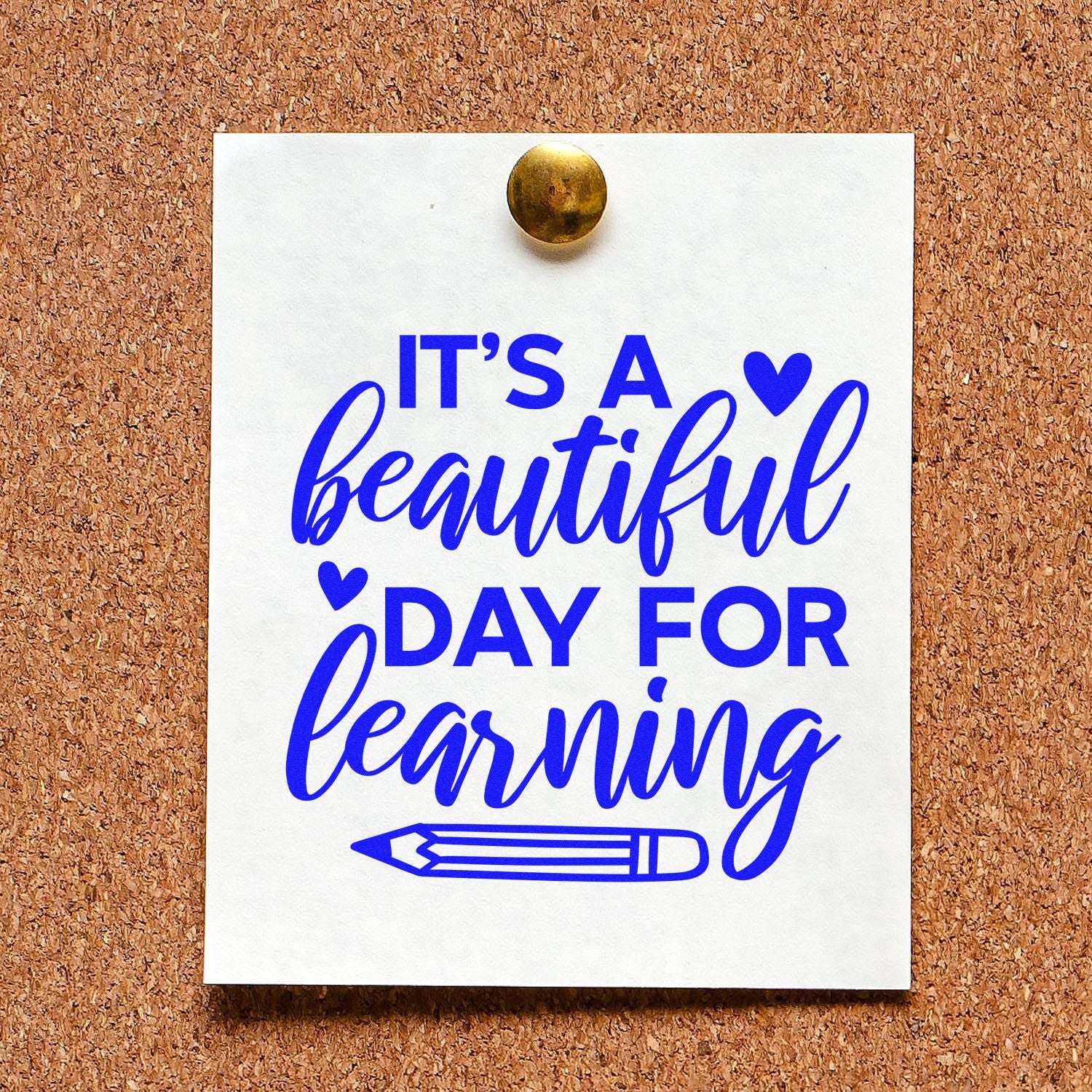 Self-Inking Beautiful Learning Handcraft Stamp