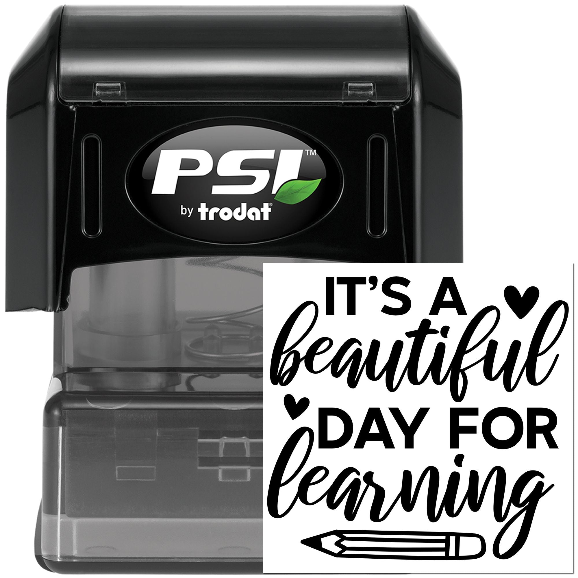 Pre-Inked Beautiful Day Learning Card Making Stamp