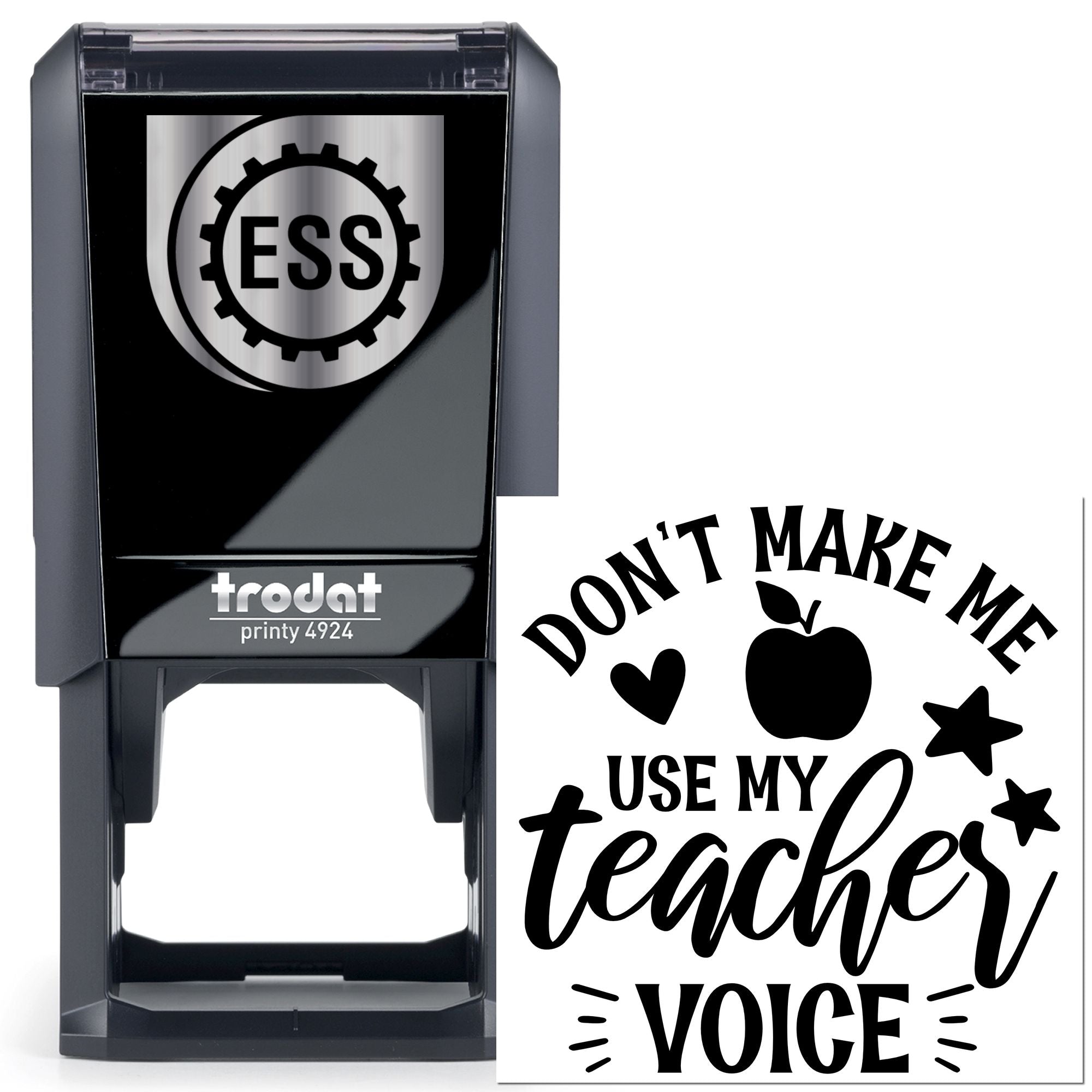 Self-Inking Teacher Voice Paper Craft Stamp