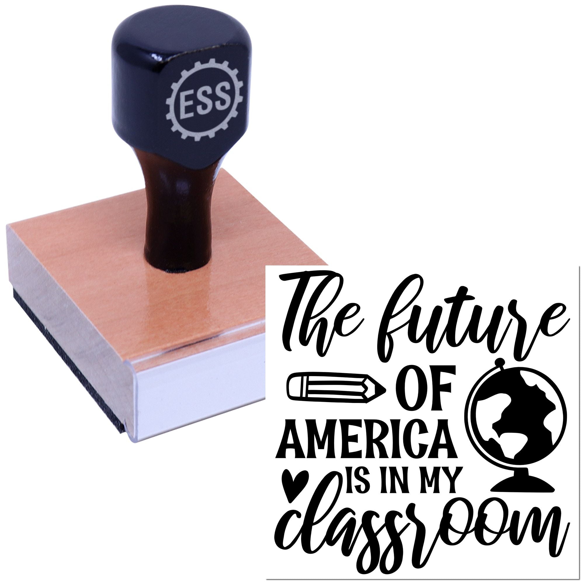 Inspiring Tomorrow’S Leaders Paper Goods Rubber Stamp