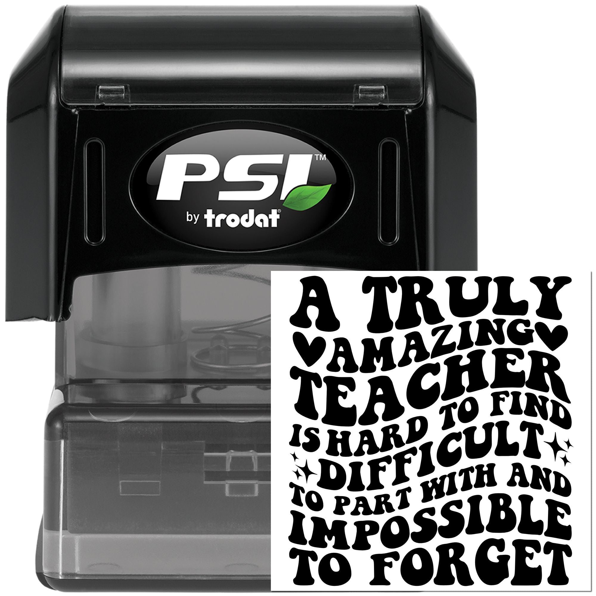 Pre-Inked Amazing Teacher Quote Paper Goods Stamp