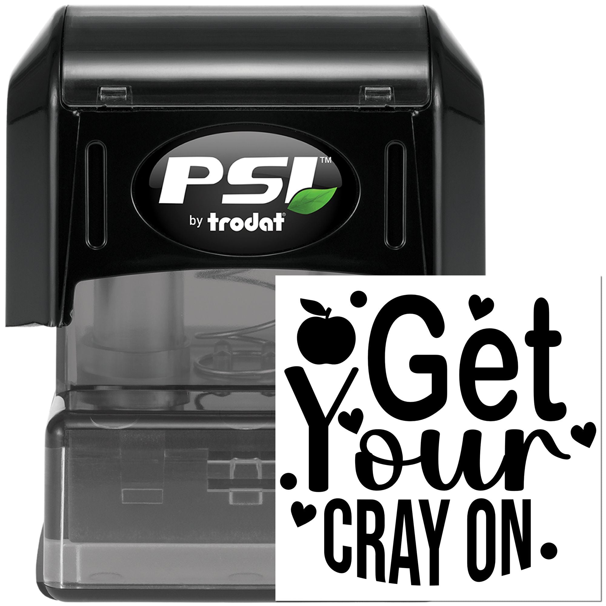 Pre-Inked Get Your Cray Postcard Stamp