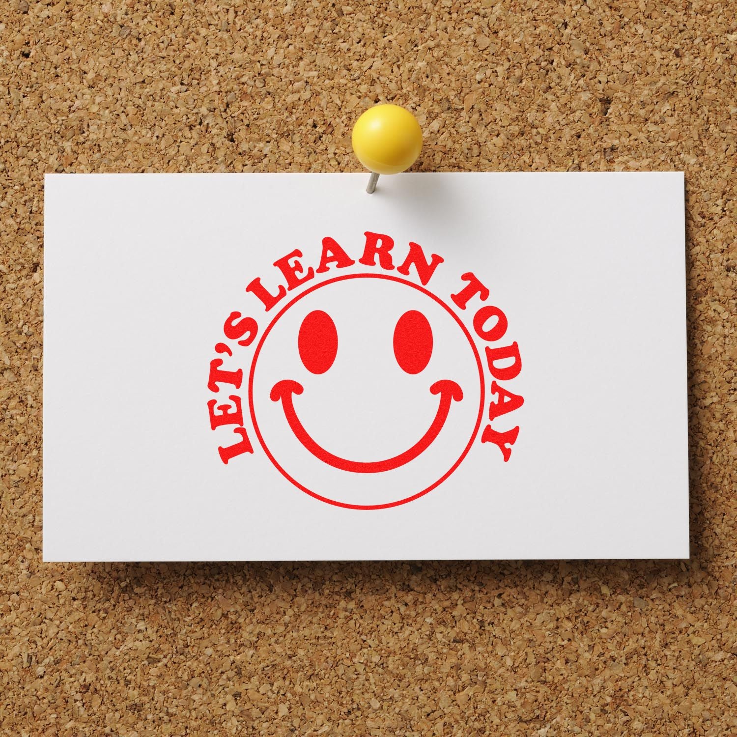 Self-Inking Happy Learning Scrapbooking Stamp