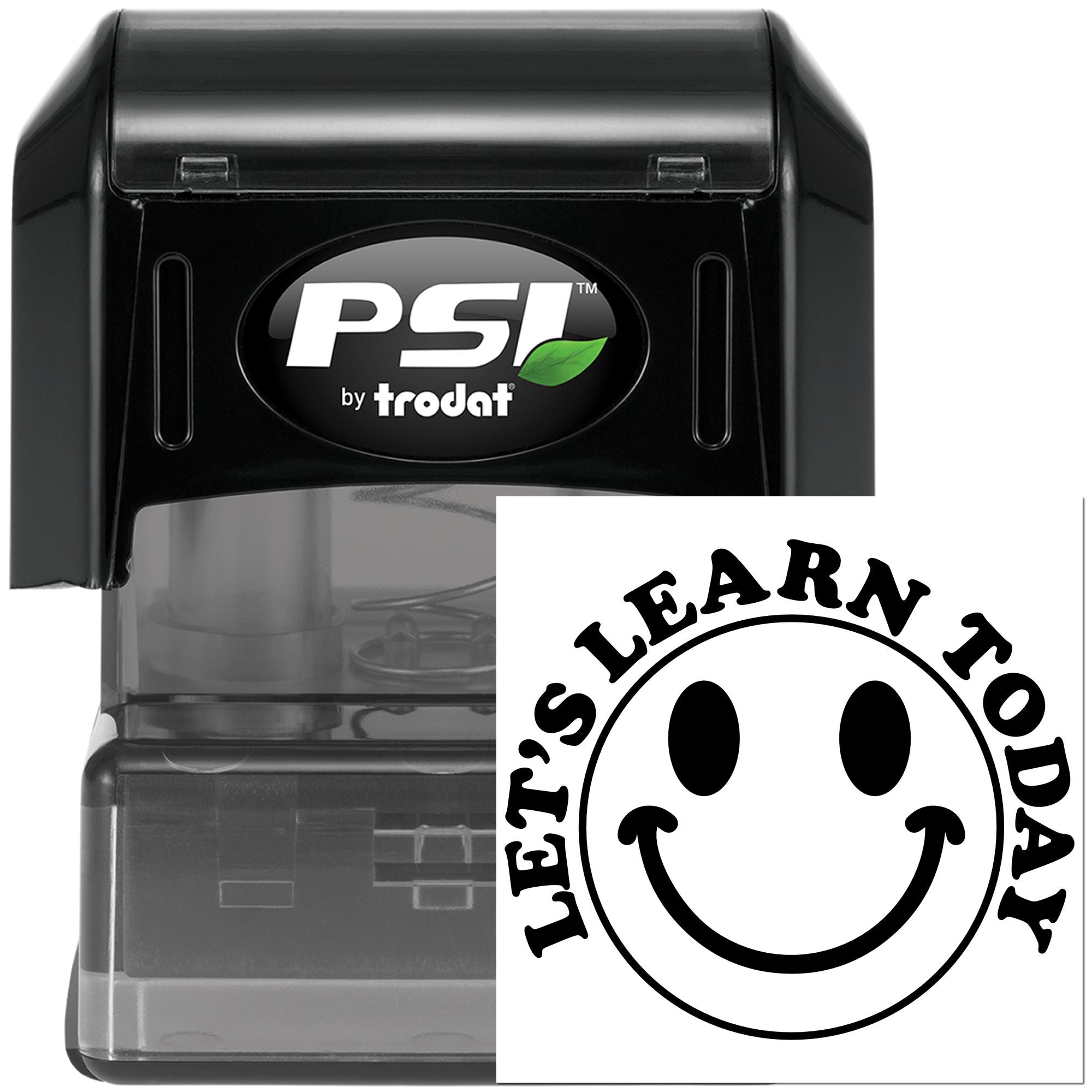 Pre-Inked Learning Smiley Face Craft Stamp