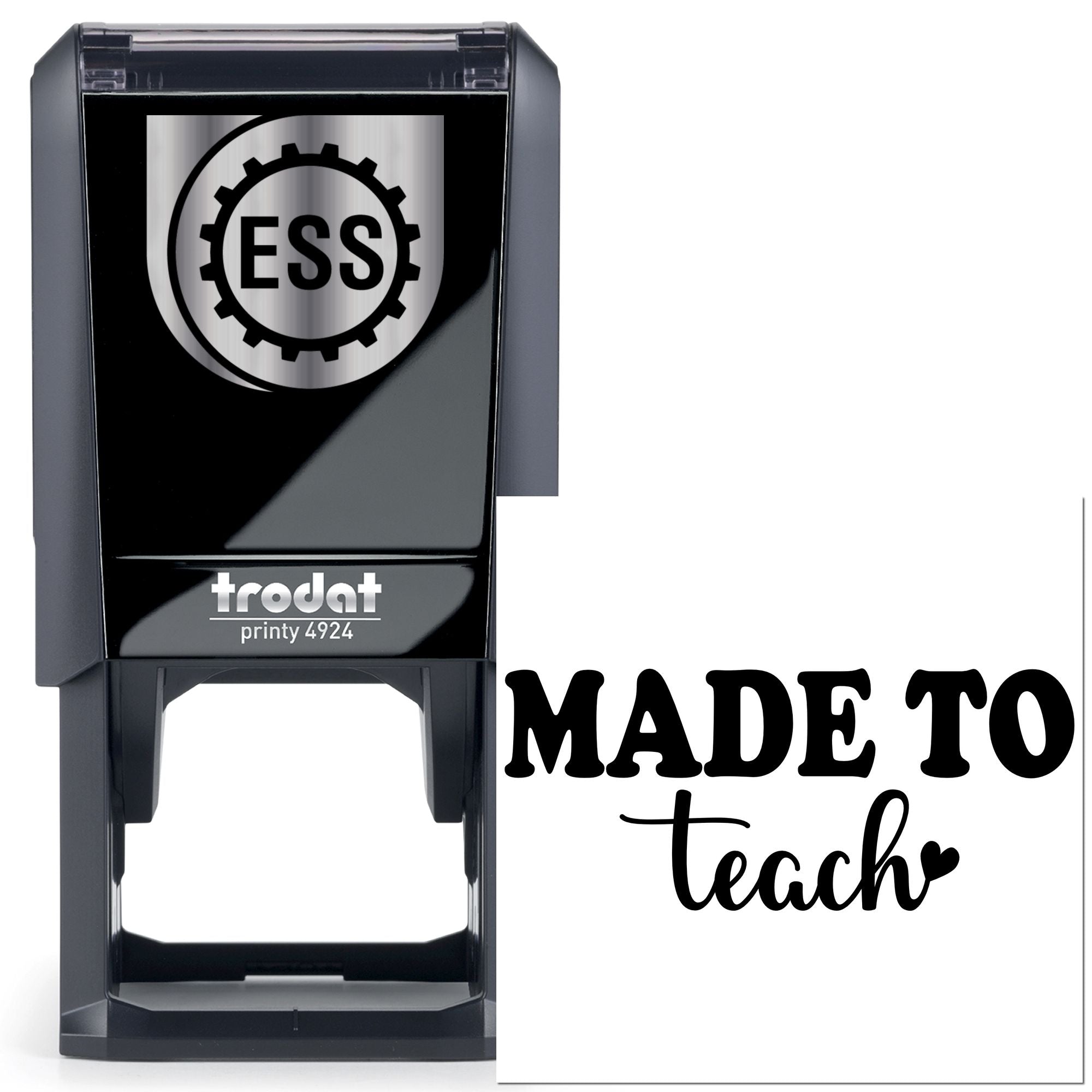 Self-Inking Made Teach Crafting Stamp