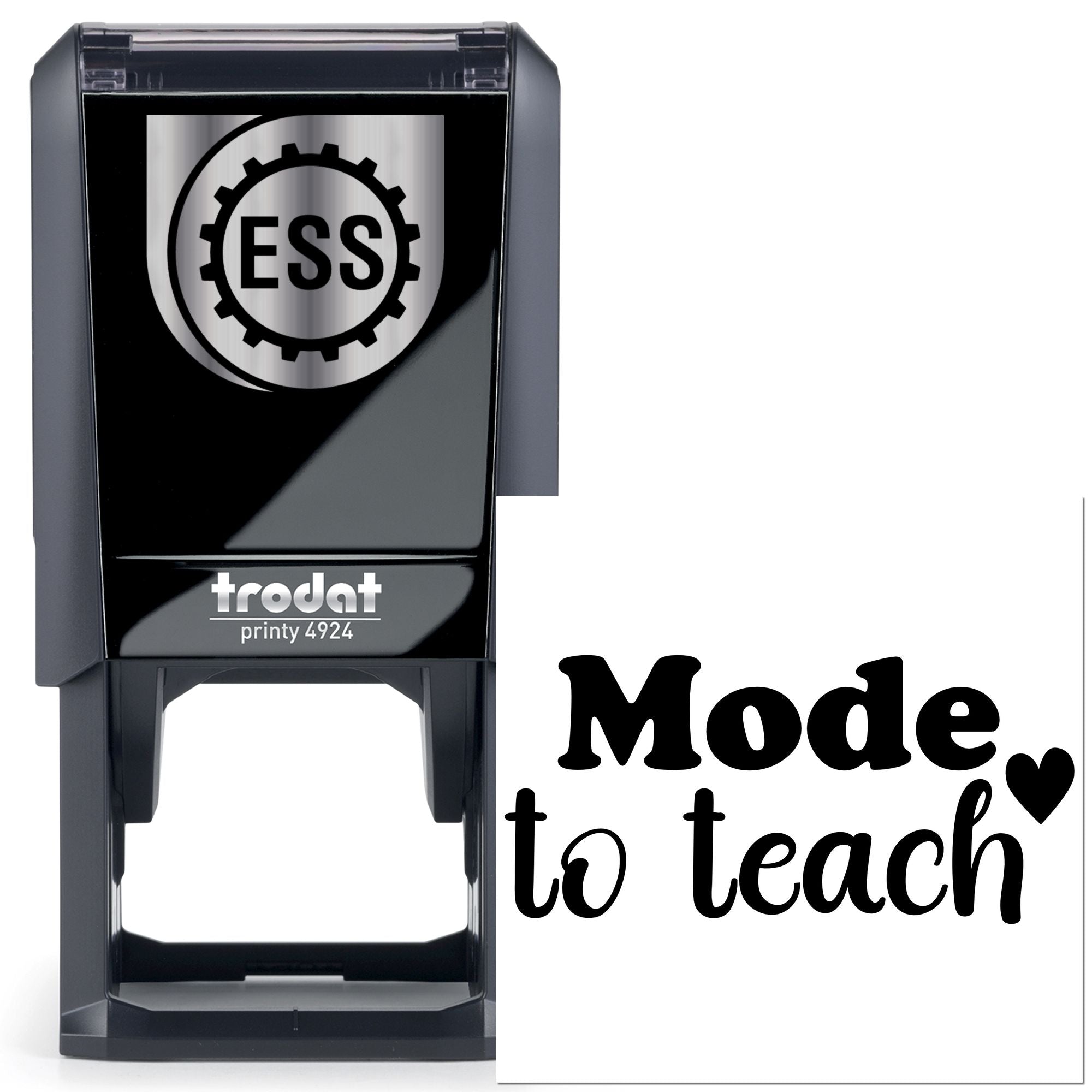 Self-Inking Made To Teach Card Making Stamp