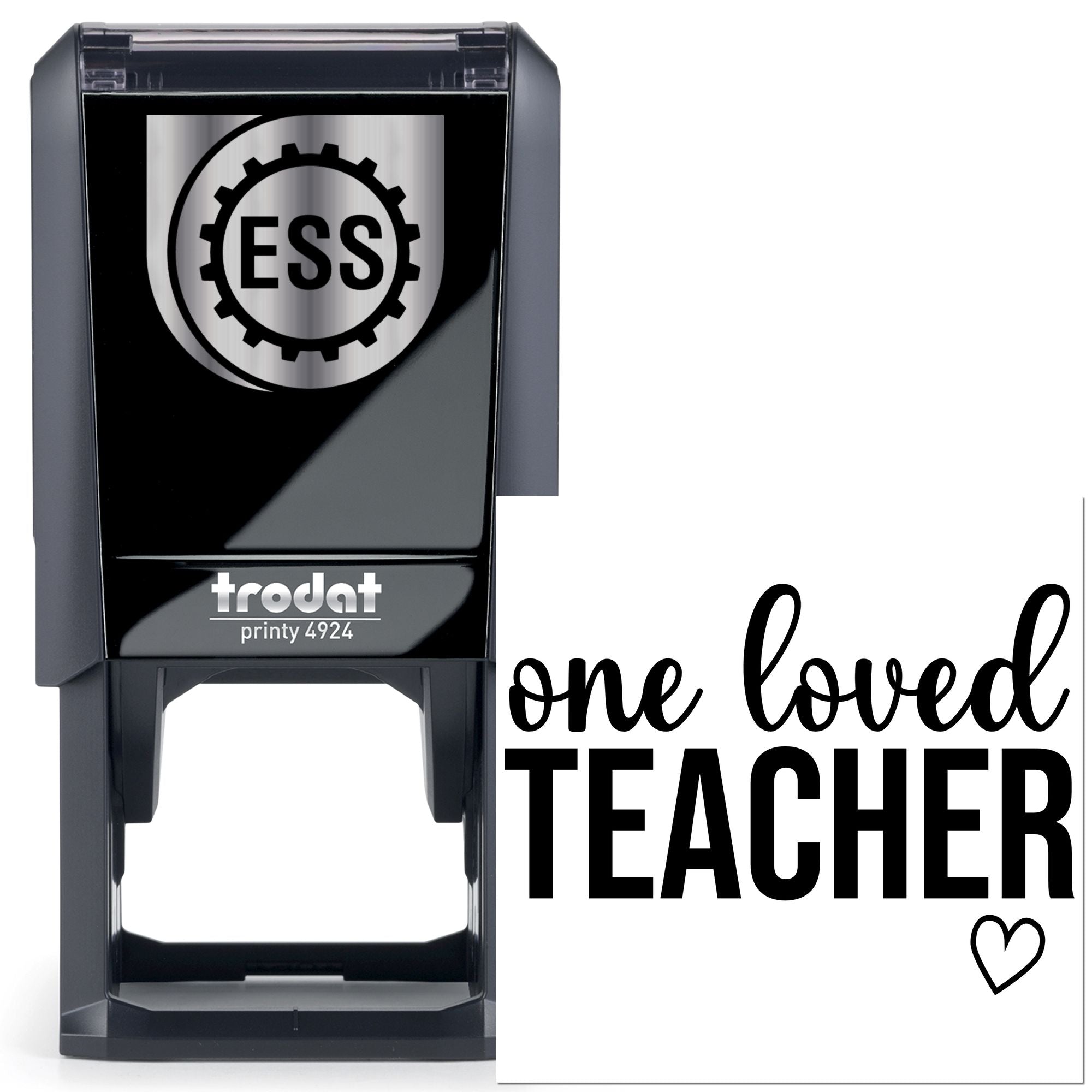 Self-Inking Beloved Teacher Handcraft Stamp