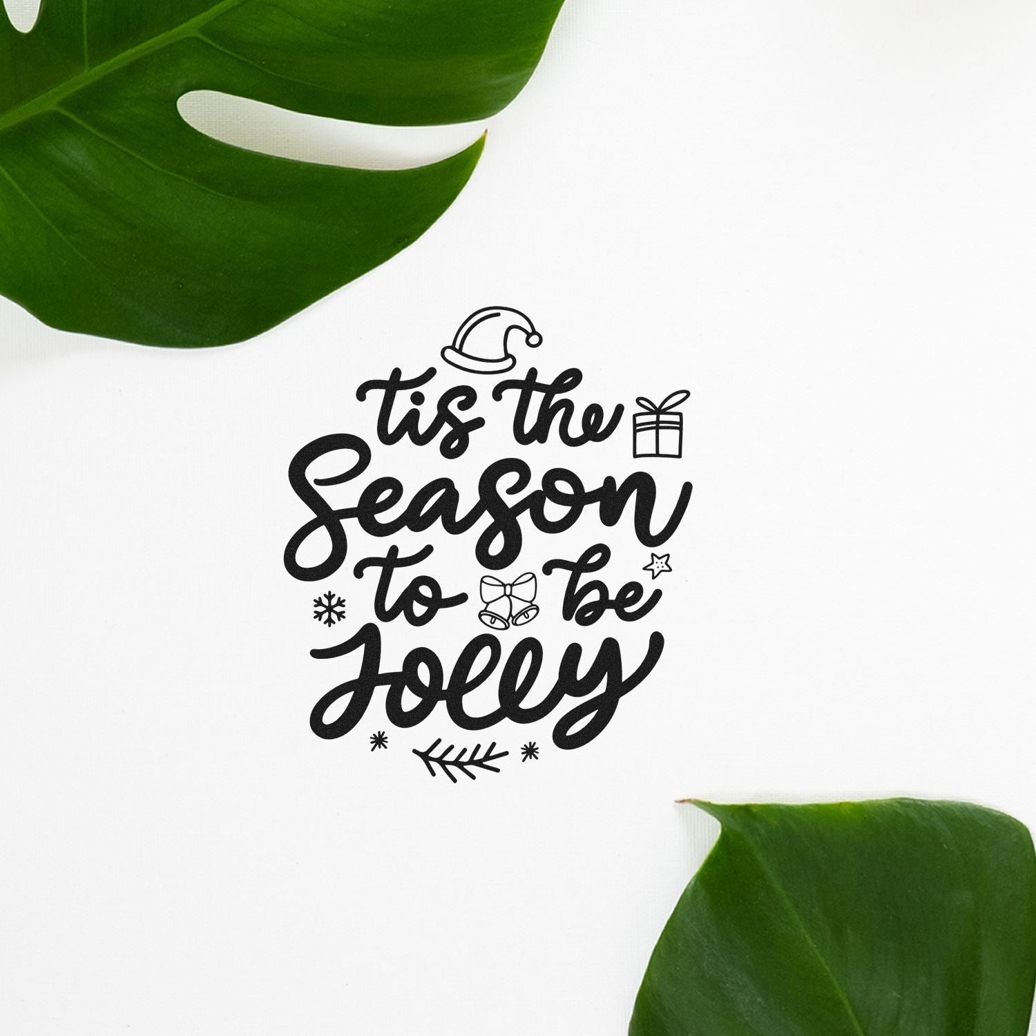 Pre-Inked Tis The Season Tag Stamp