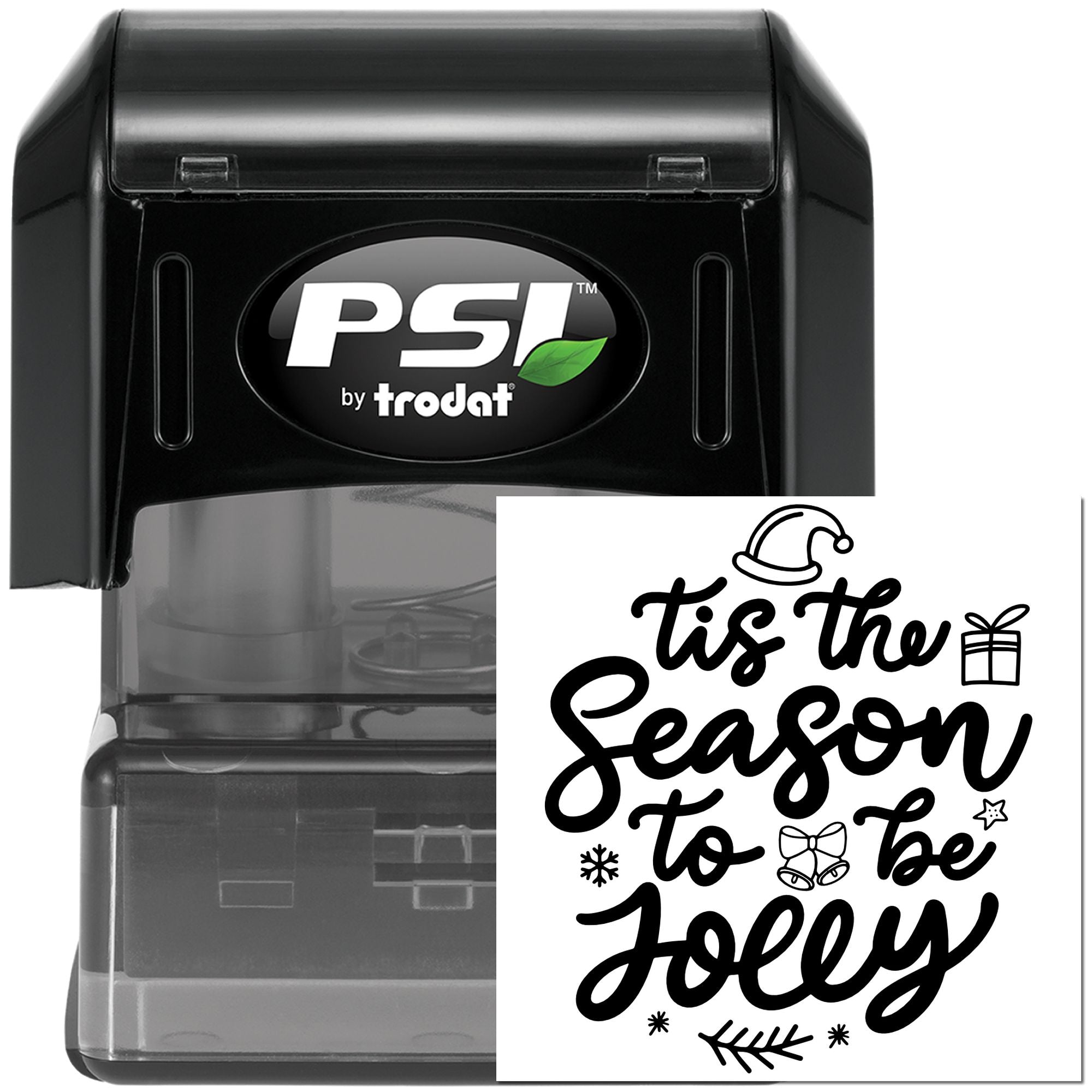 Pre-Inked Tis The Season Tag Stamp