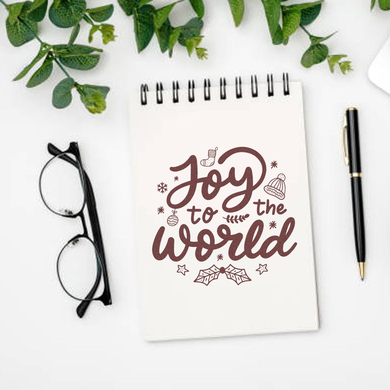 Self-Inking Joyful World Party Favor Stamp