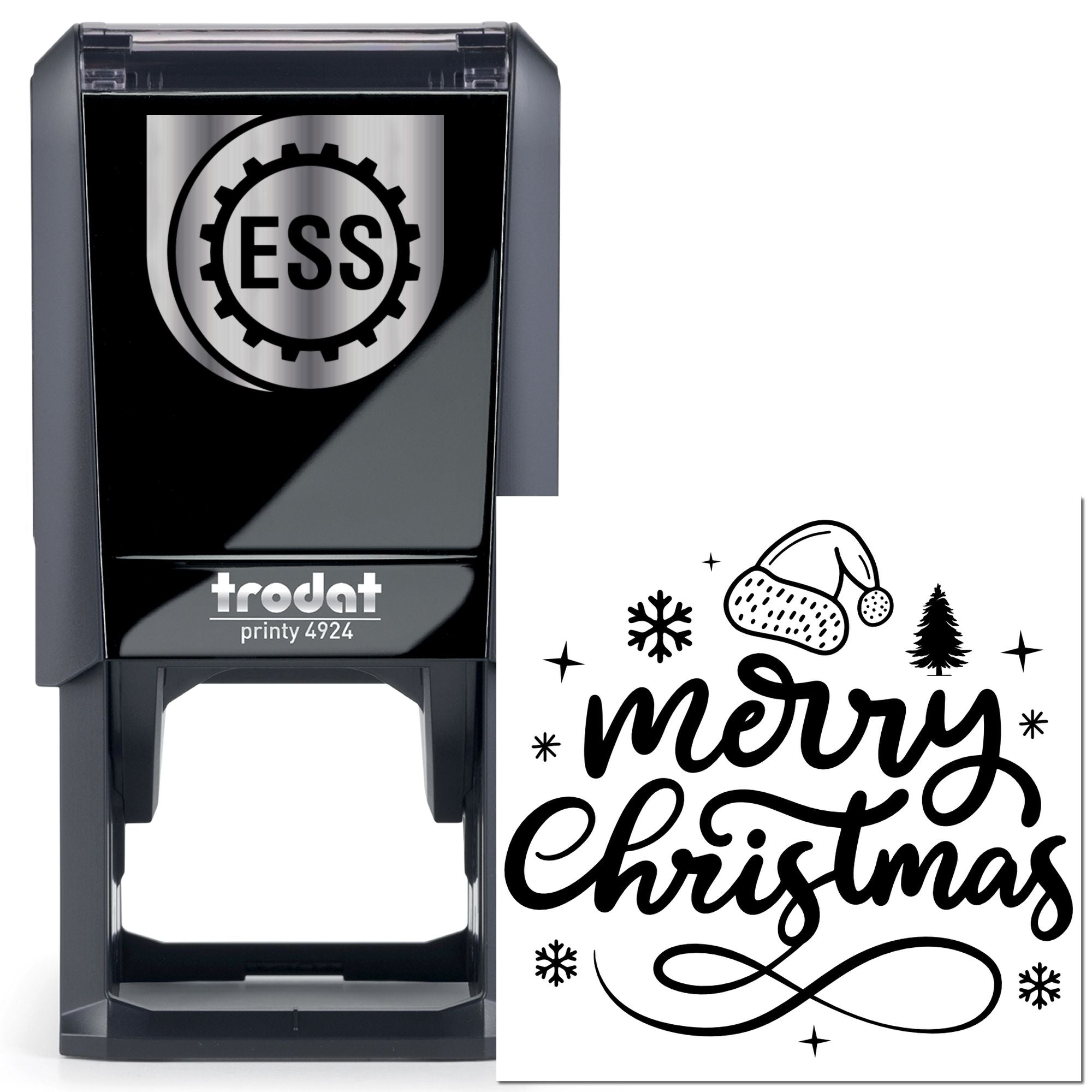 Self-Inking Merry Christmas Scrapbook Stamp