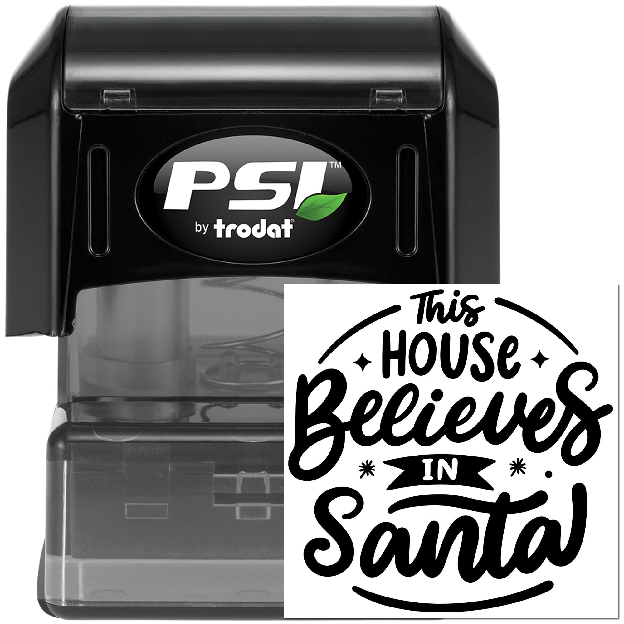 Pre-Inked Believe In Santa Craft Stamp