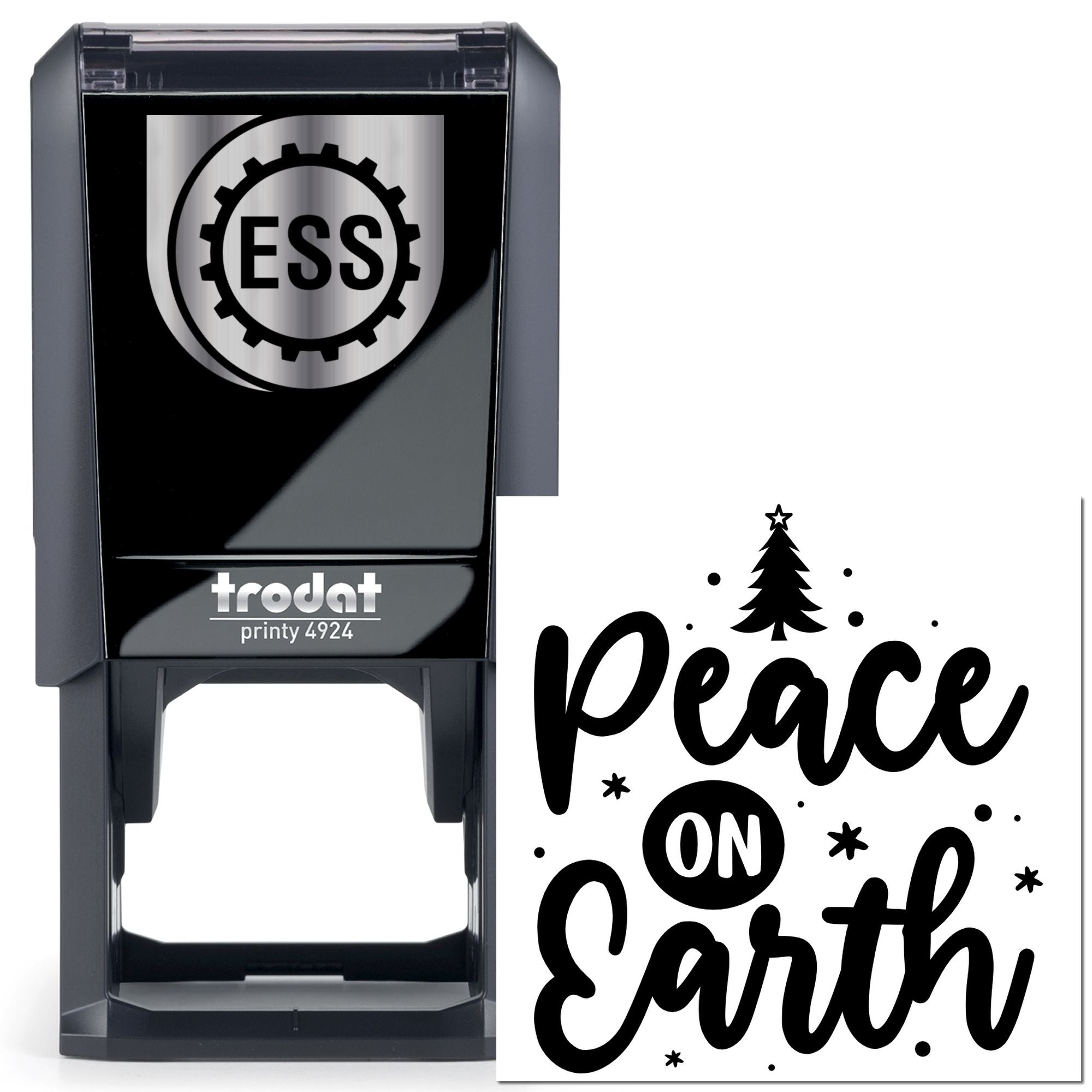 Self-Inking Peace Earth Crafting Stamp