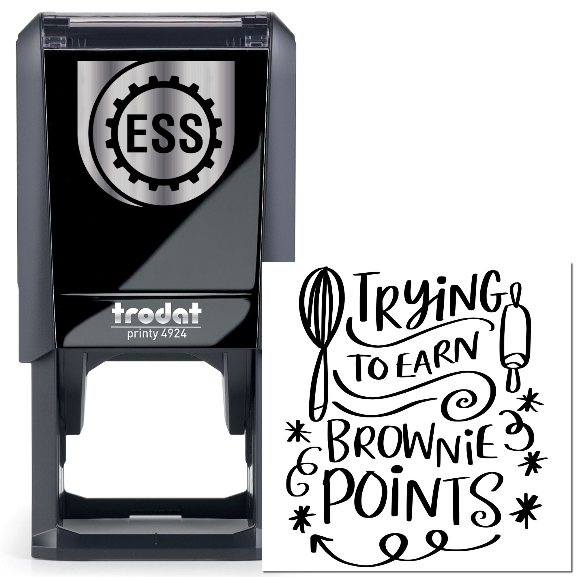 Self-Inking Brownie Points Papercraft Stamp