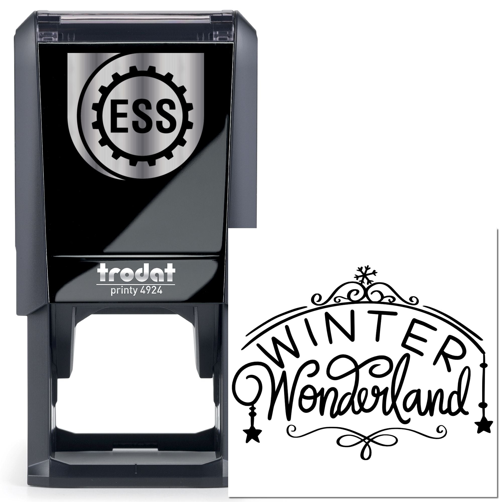 Self-Inking Winter Wonderland Tag Stamp