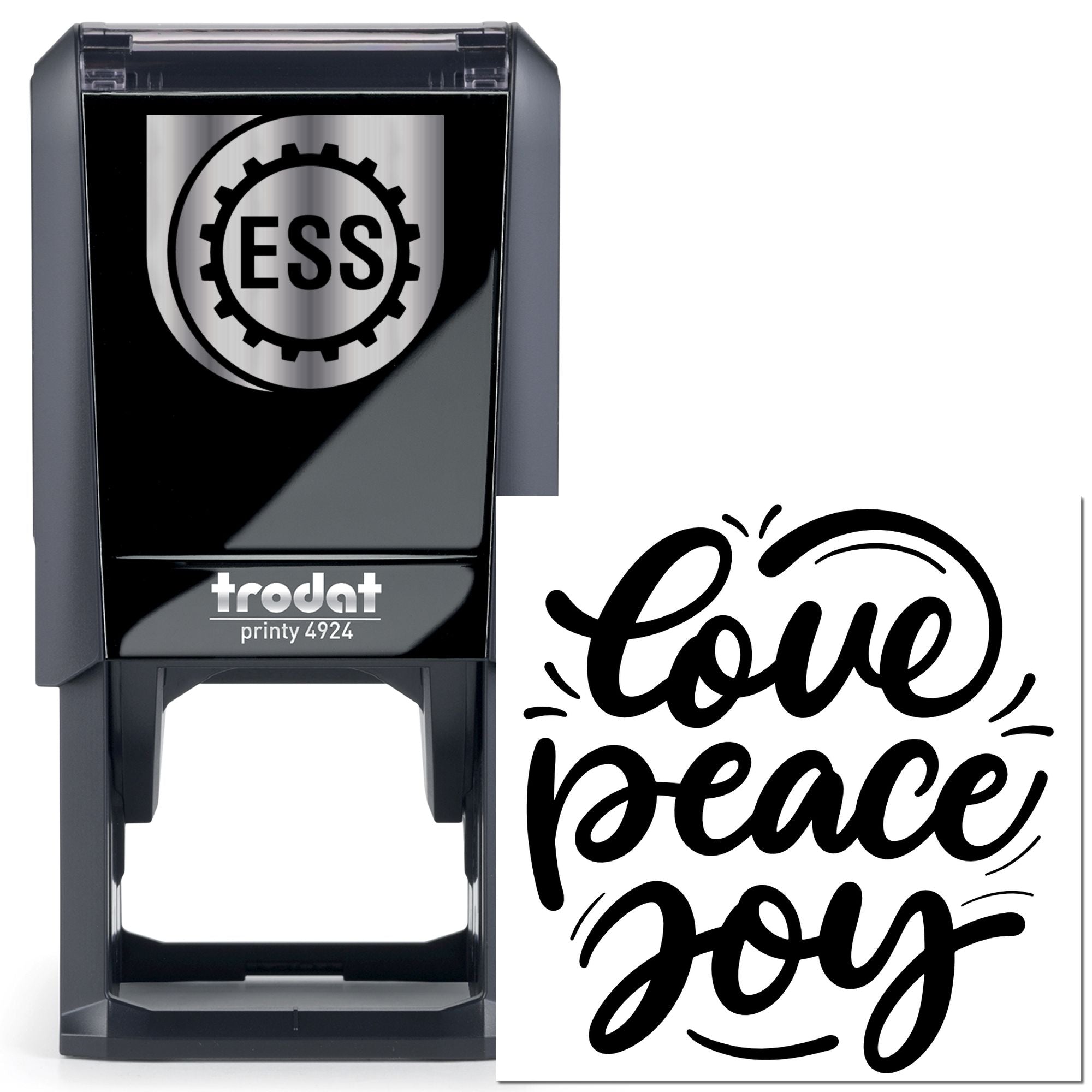 Self-Inking Holiday Joy Favor Tag Stamp
