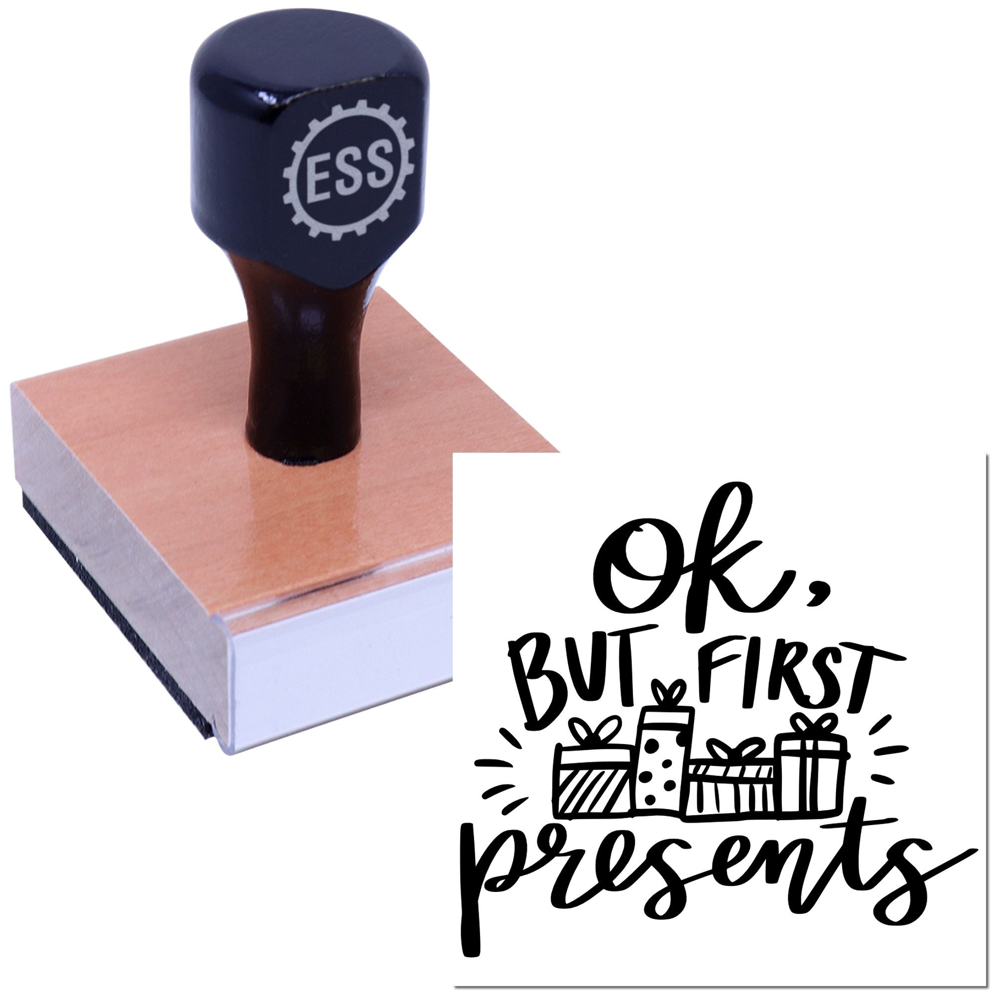 Gifts First Always Crafting Rubber Stamp