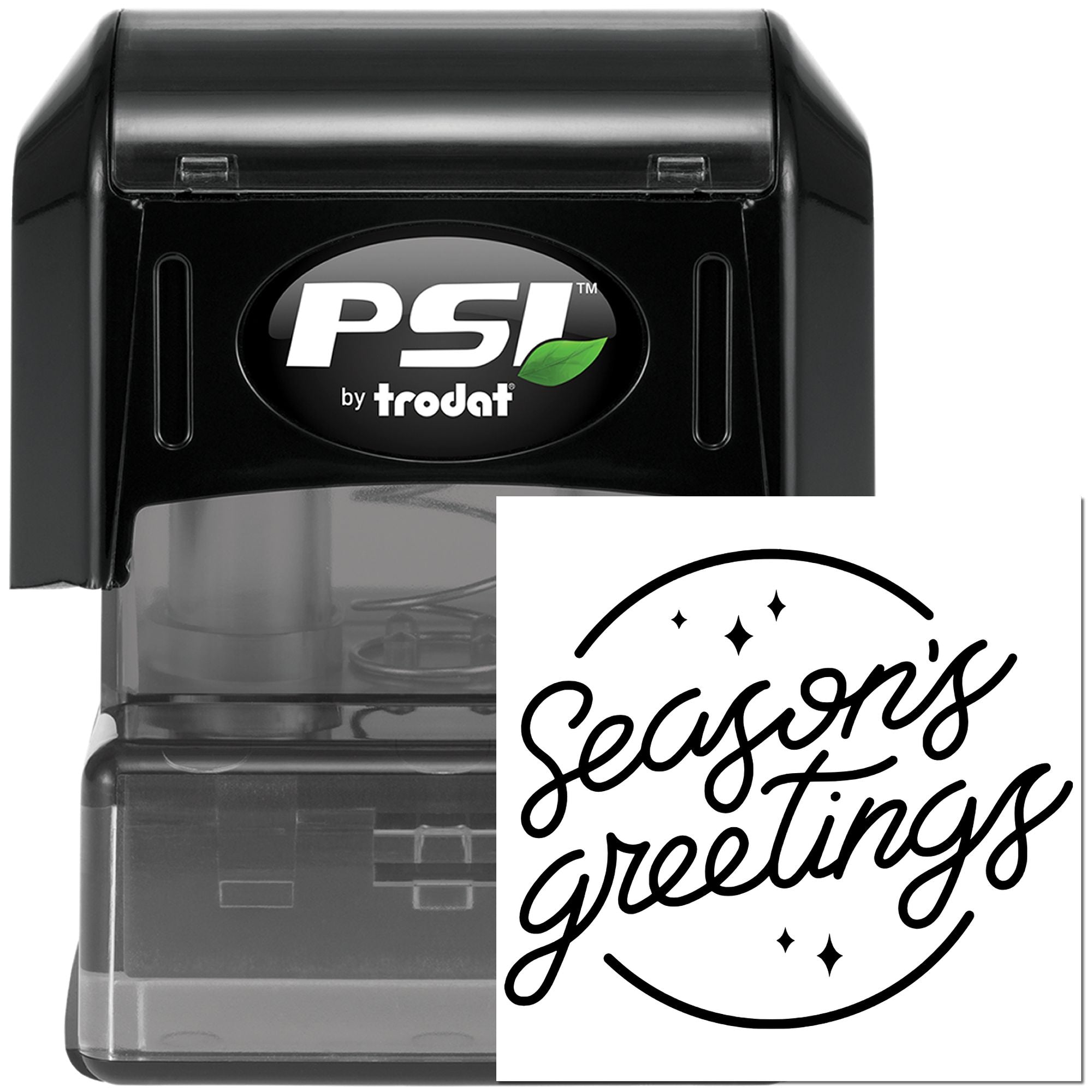 Pre-Inked Season's Greetings Scrapbook Stamp