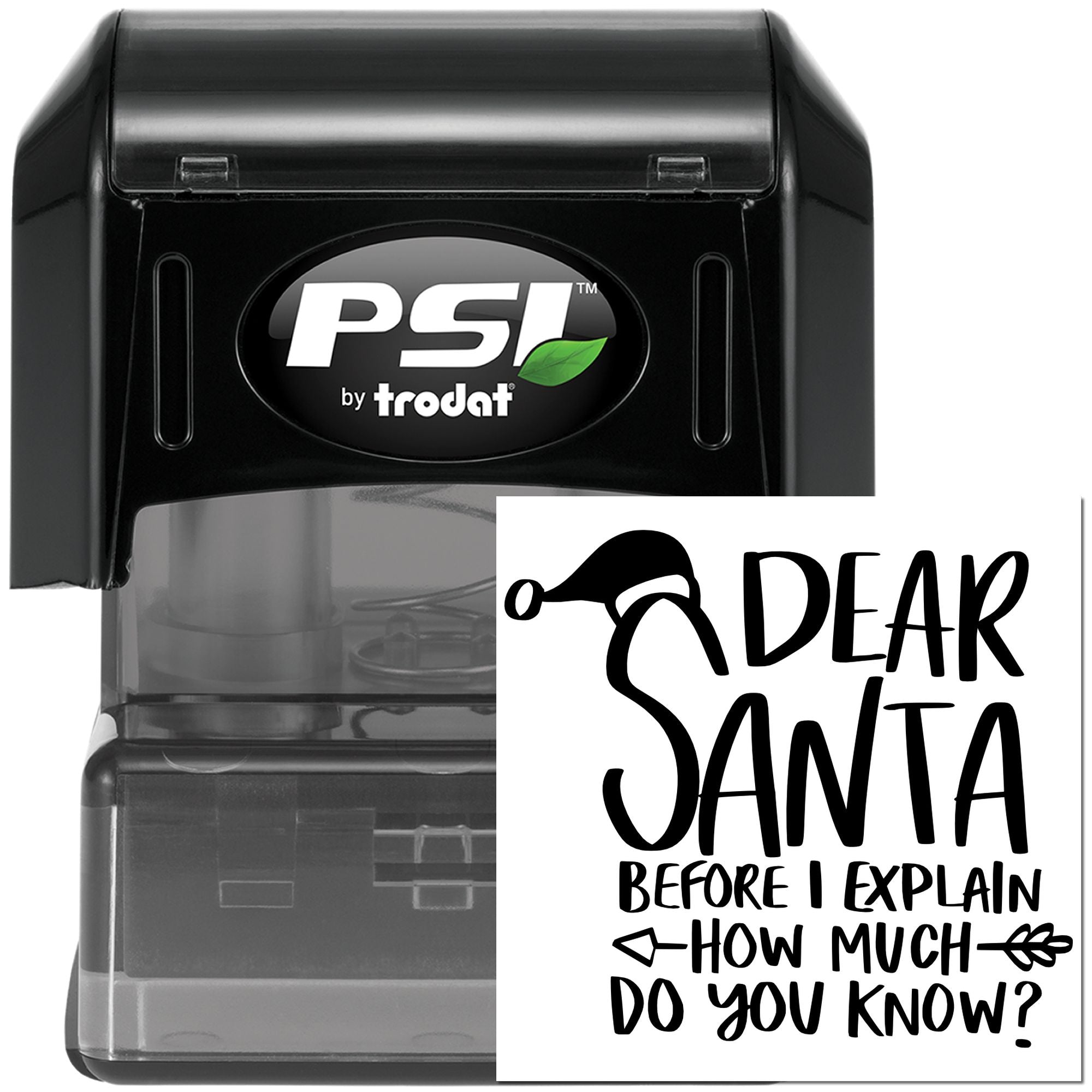 Pre-Inked Dear Santa Card Crafting Stamp